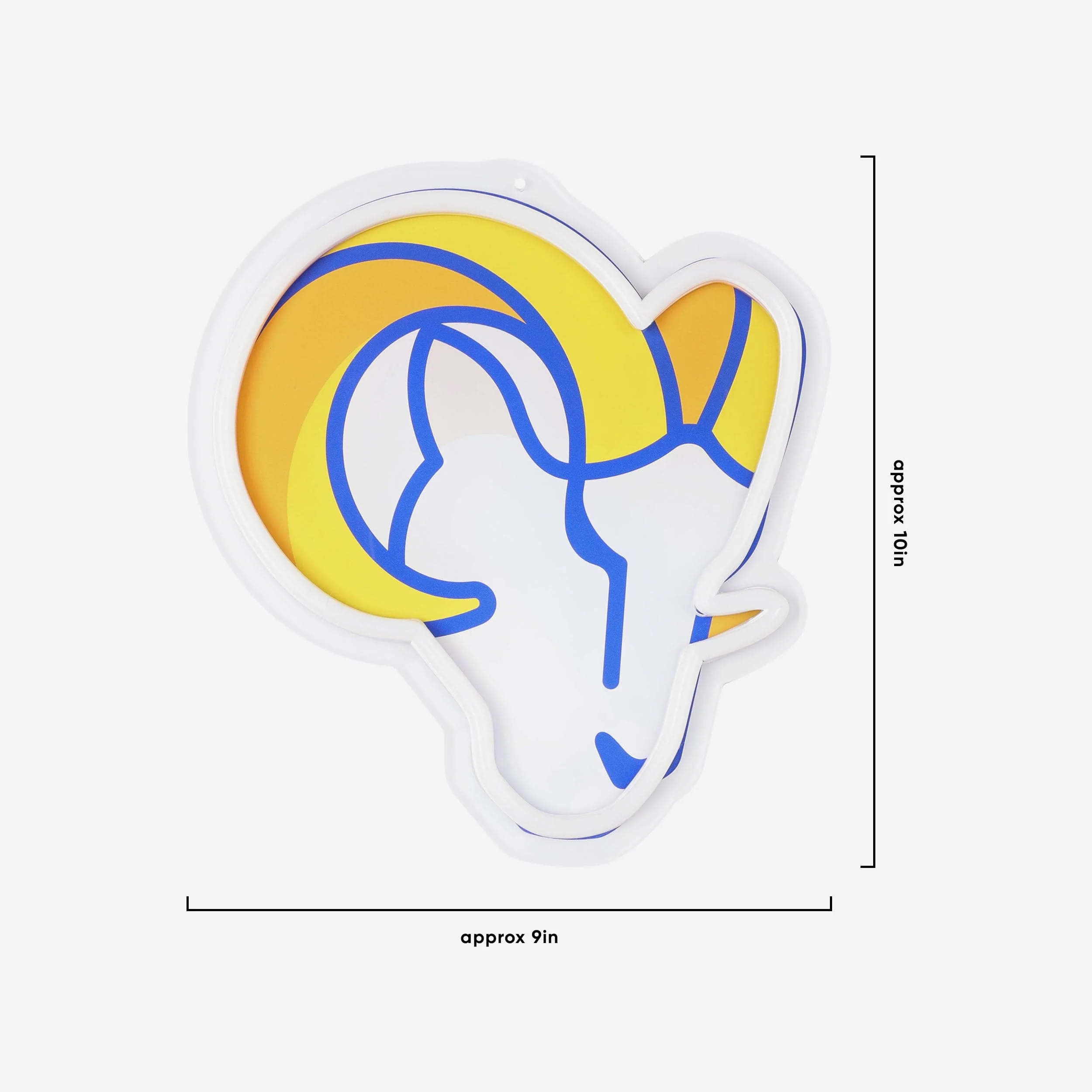 Los Angeles Rams Neon Light Up Big Logo Chain - Image 5