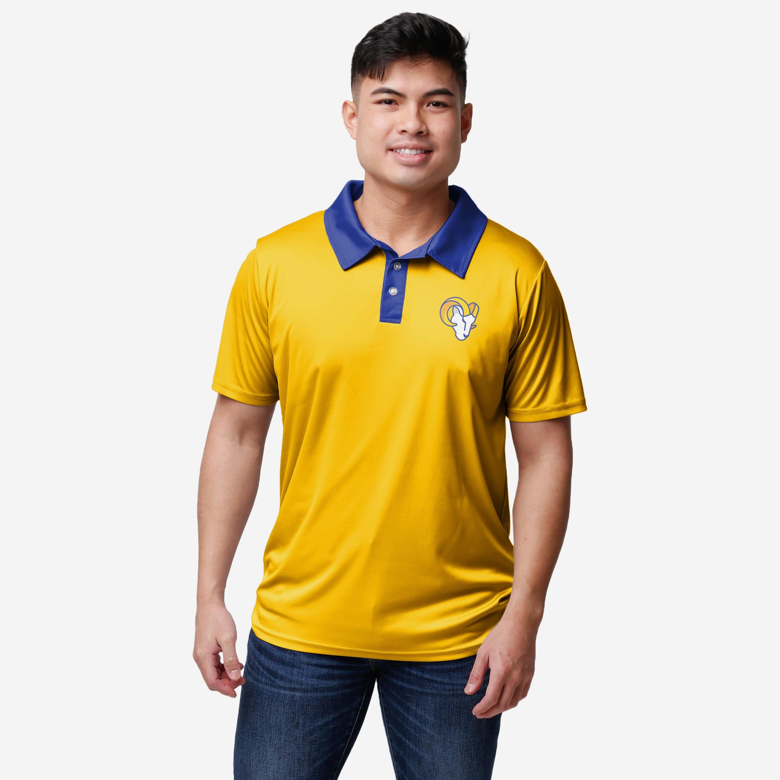 Los Angeles Rams Nightcap Polyester Polo