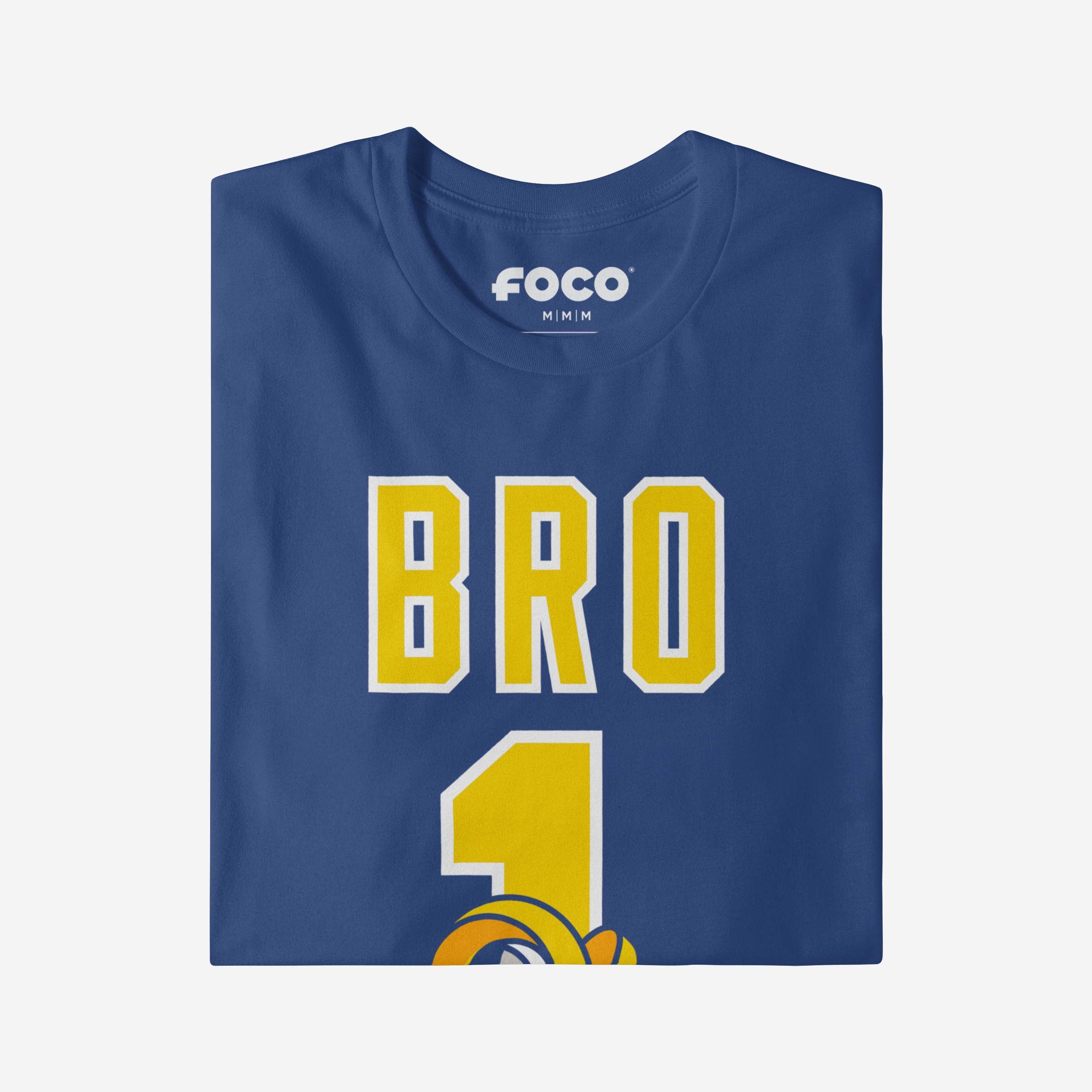 Los Angeles Rams Number 1 Bro T-Shirt - Image 4
