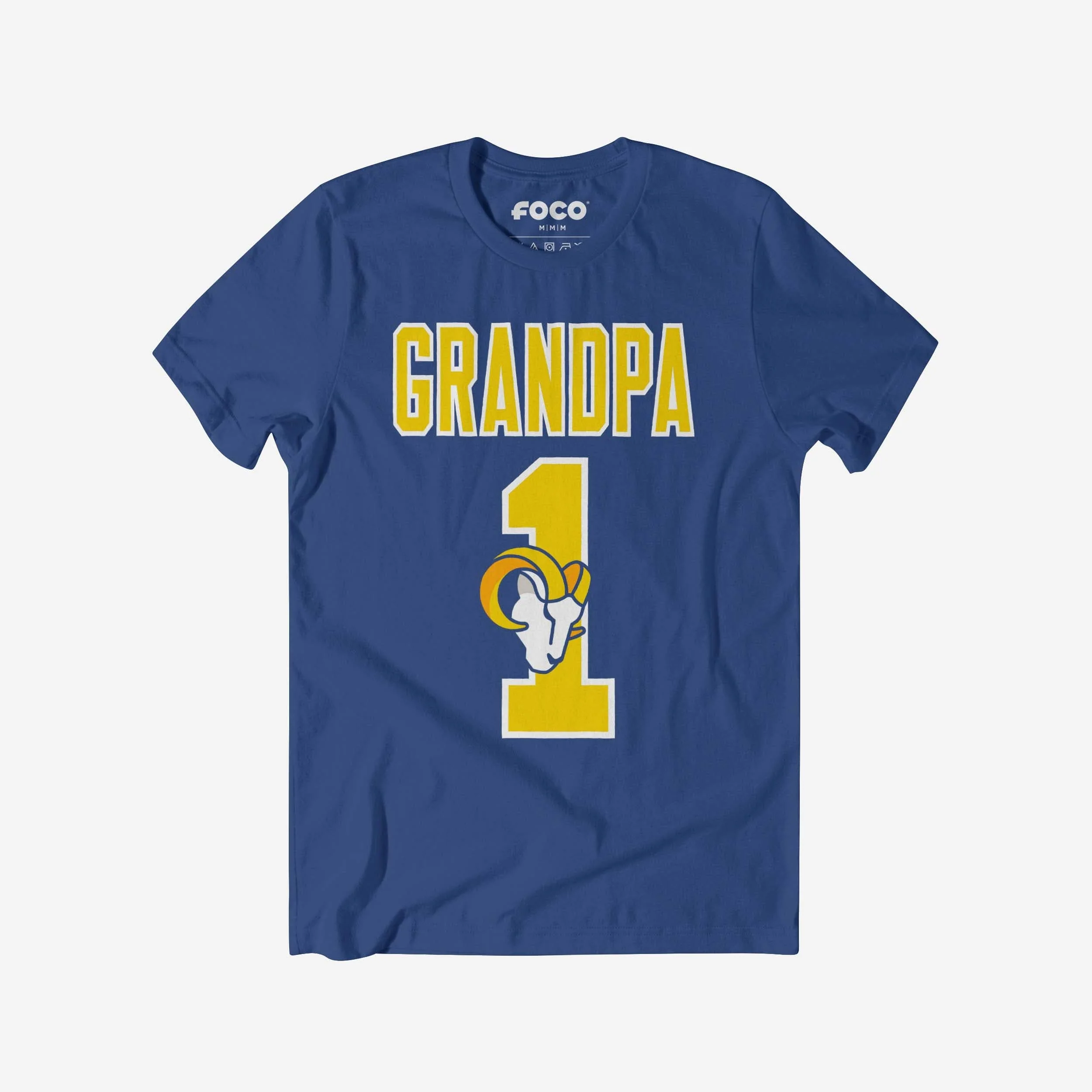 Los Angeles Rams Number 1 Grandpa T-Shirt