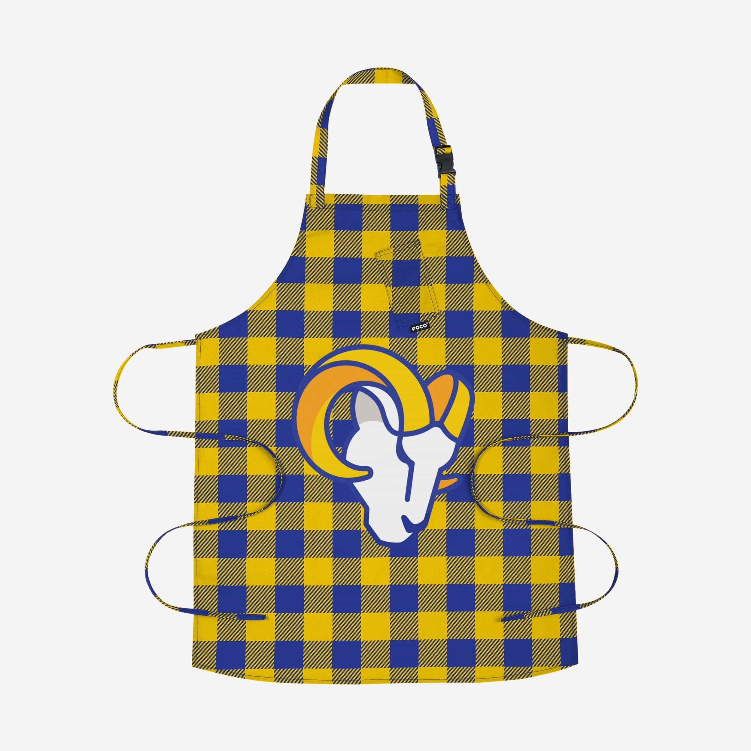 Los Angeles Rams Plaid Apron