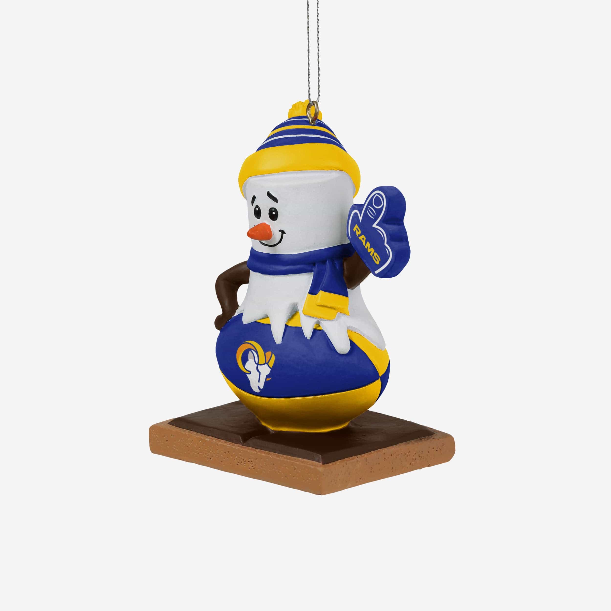 Los Angeles Rams Smore On Ball Ornament - Image 2