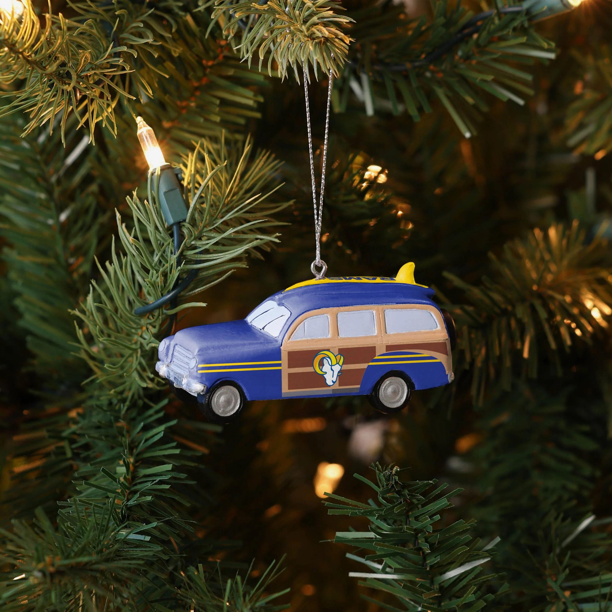 Los Angeles Rams Station Wagon Ornament - Image 4