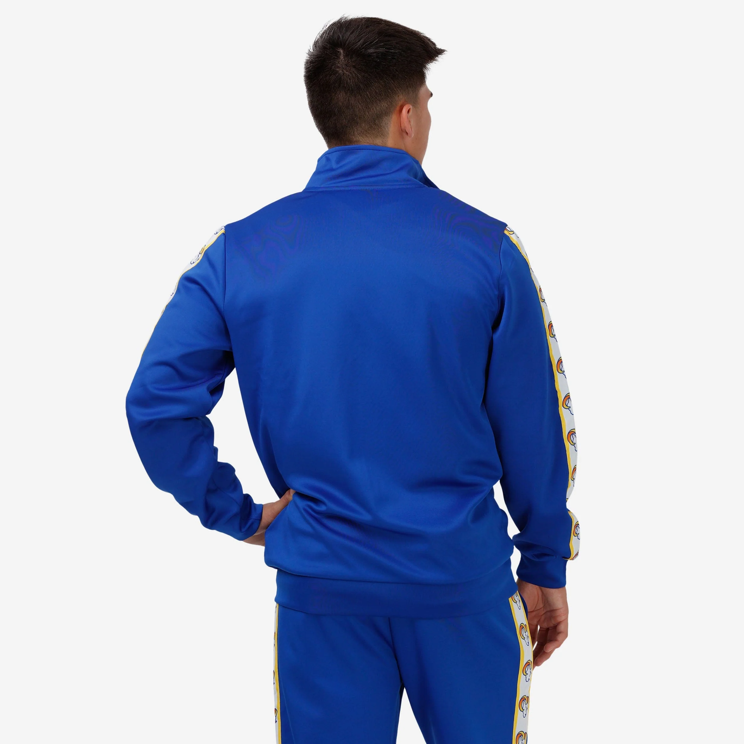 Los Angeles Rams Stripe Logo Track Jacket - Image 2