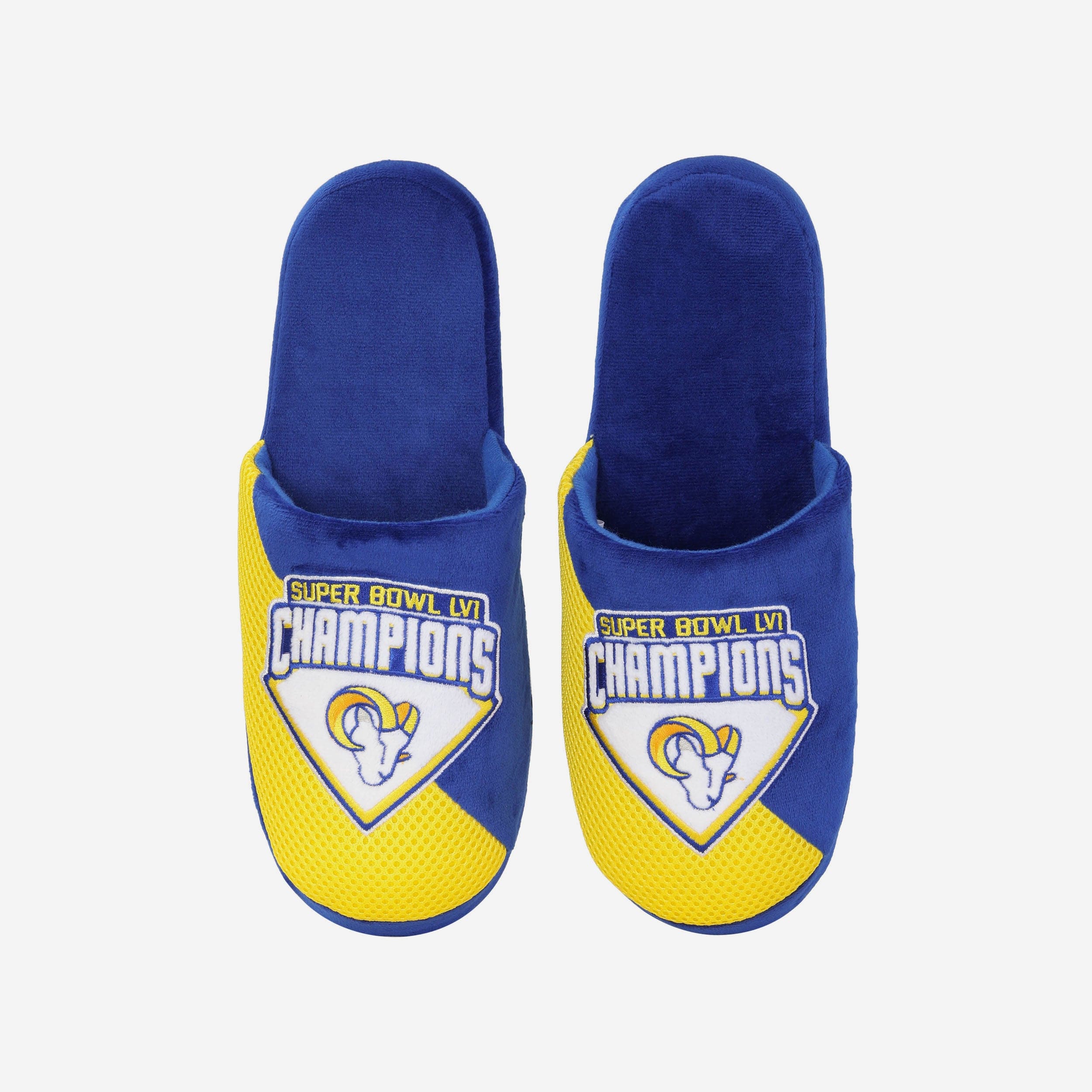 Los Angeles Rams Super Bowl LVI Champions Staycation Slipper - Image 4