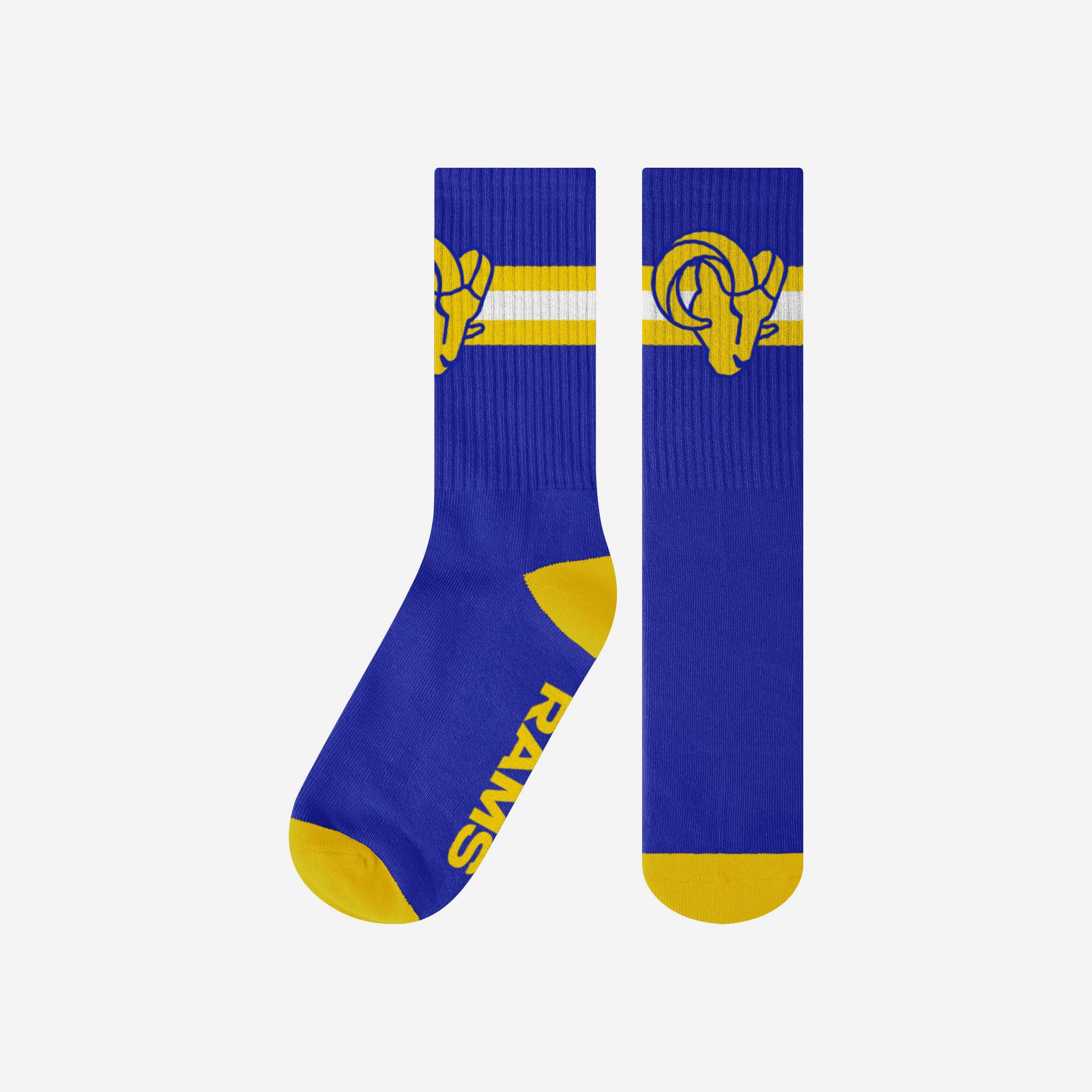 Los Angeles Rams Team Stripe Crew Socks