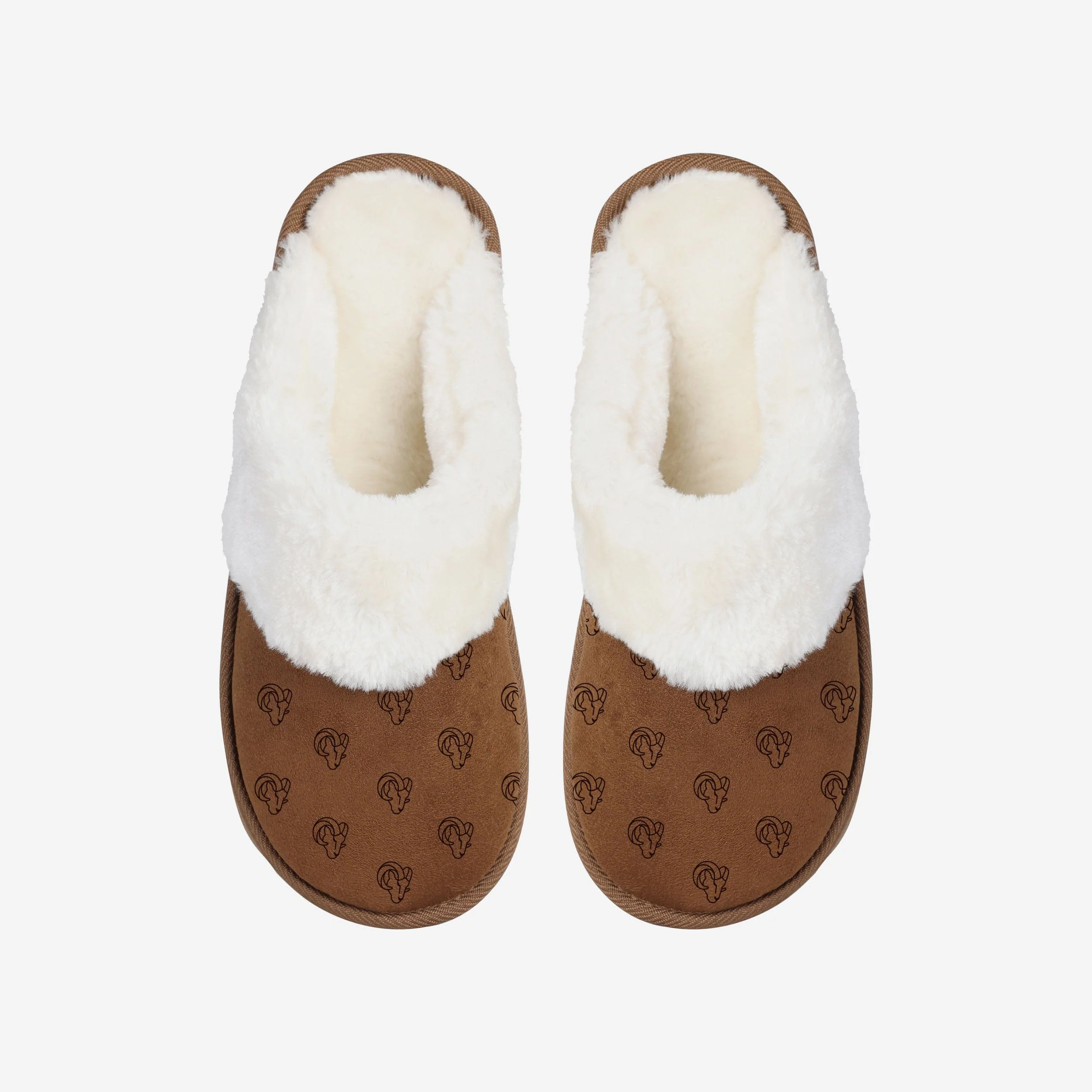 Los Angeles Rams Womens Repeat Logo Moccasin Slipper - Image 2