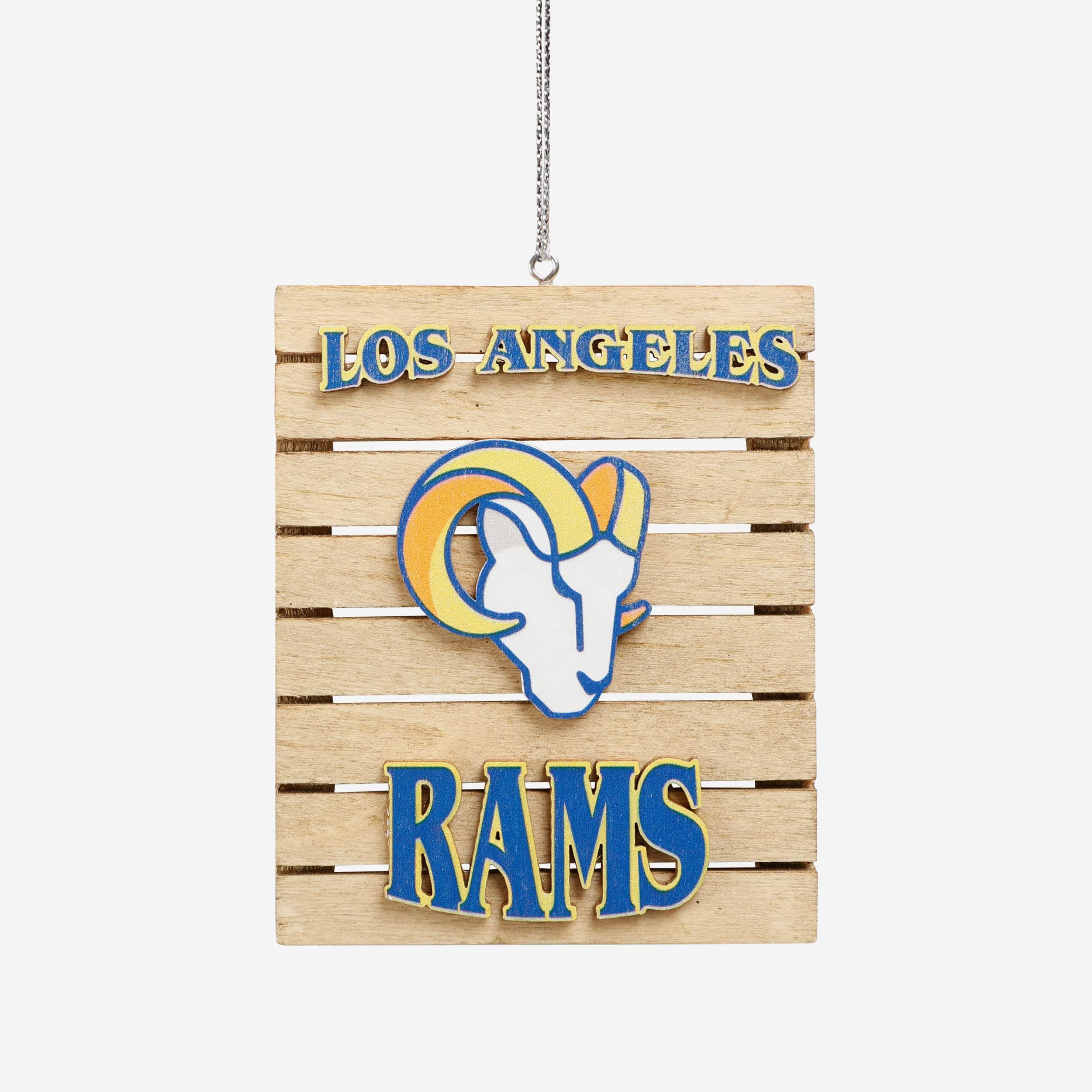 Los Angeles Rams Wood Pallet Sign Ornament