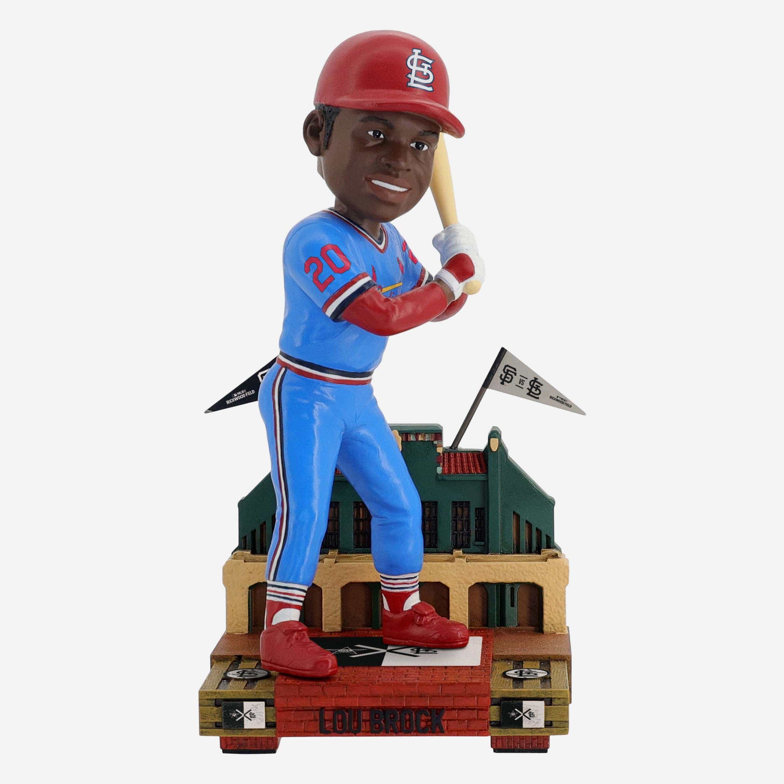 Lou Brock St Louis Cardinals 2024 Rickwood Field Game Legend Bobblehead