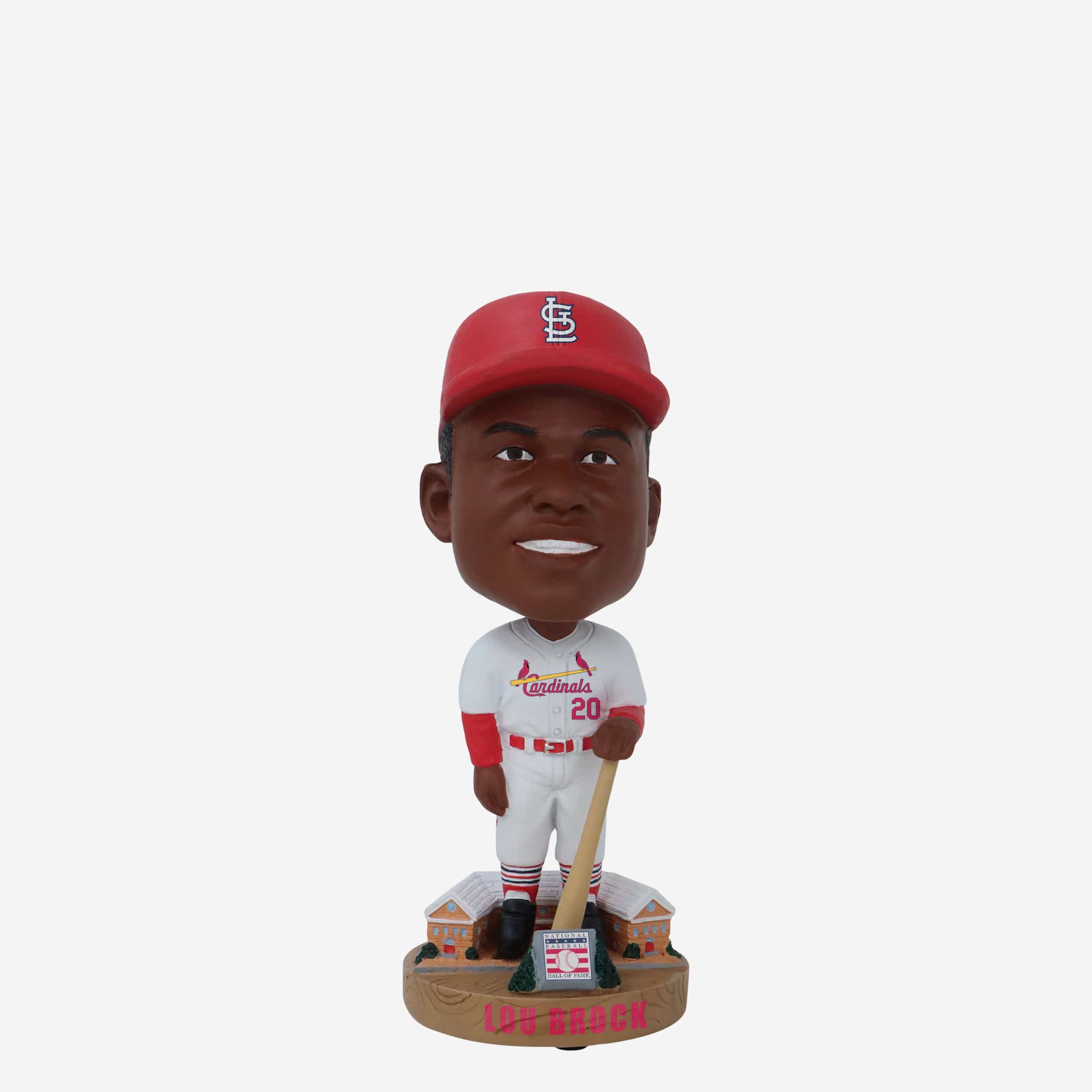 Lou Brock St Louis Cardinals Legends of the Park Hall of Fame Mini Bighead Bobblehead