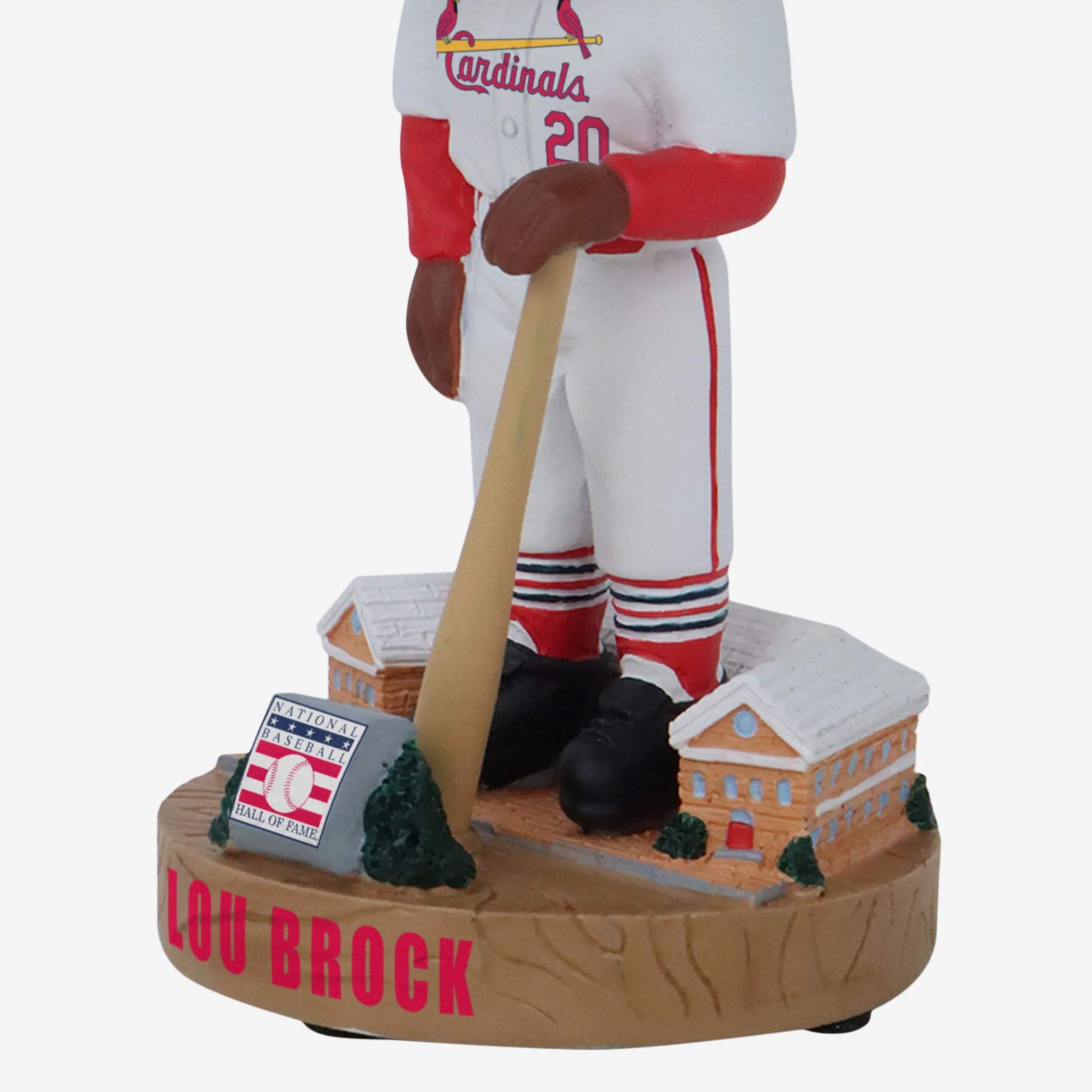 Lou Brock St Louis Cardinals Legends of the Park Hall of Fame Mini Bighead Bobblehead - Image 3