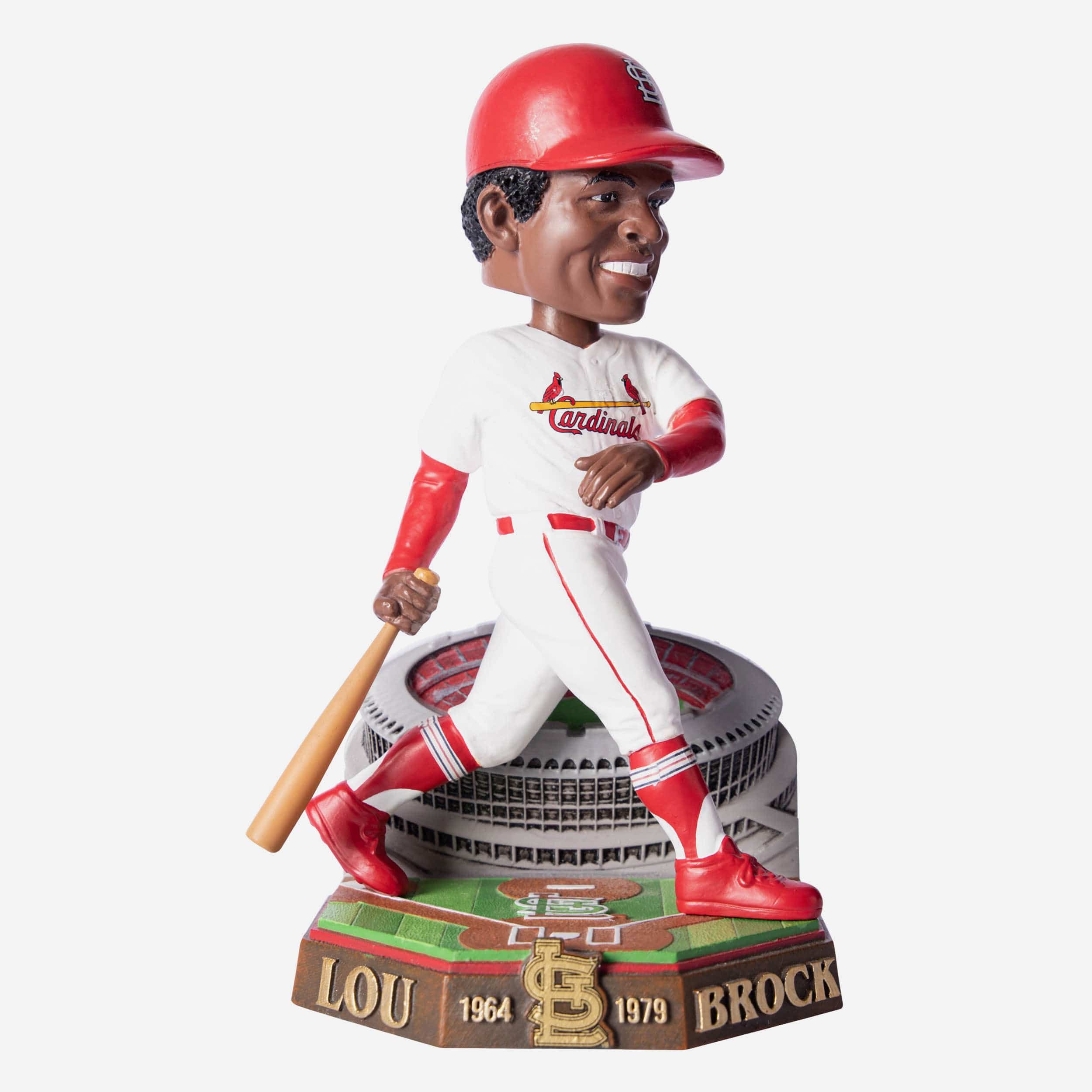Lou Brock St Louis Cardinals Retired Pro Gate Series Bobblehead