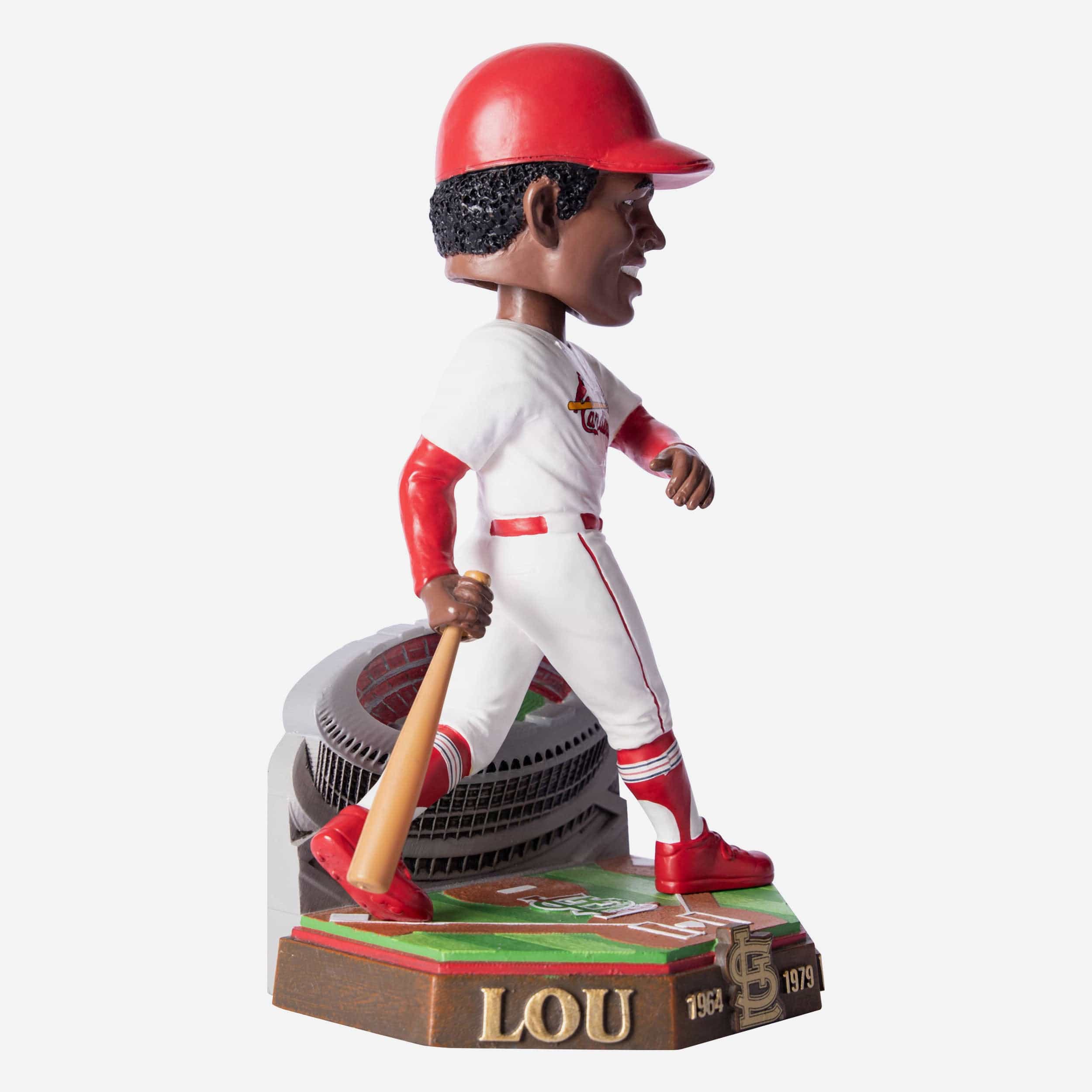 Lou Brock St Louis Cardinals Retired Pro Gate Series Bobblehead - Image 4