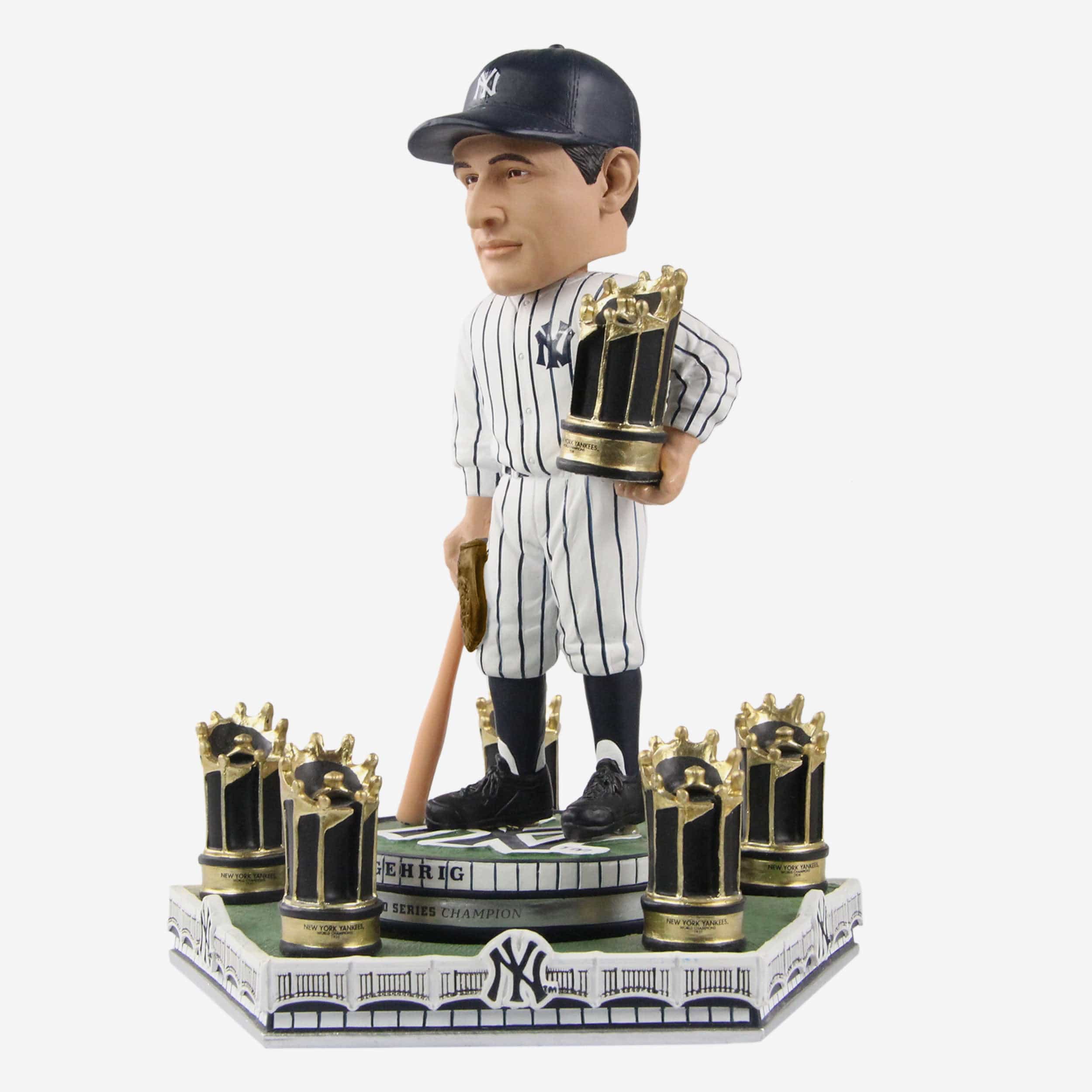 Lou Gehrig New York Yankees 6x World Series Champion Spinning Bobblehead - Image 5