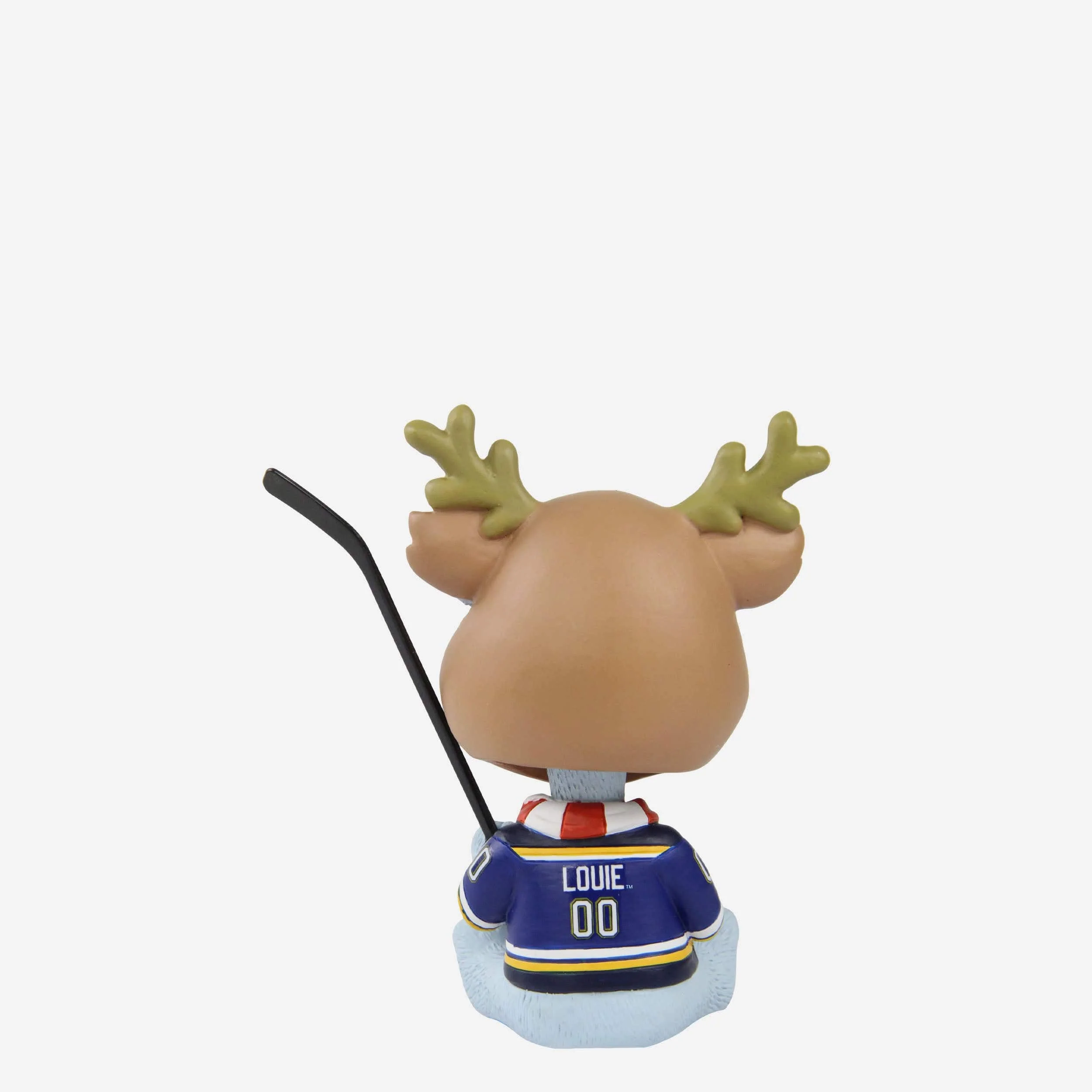 Louie St Louis Blues Christmas Mascot Bobble Bro Mini Bobblehead - Image 2