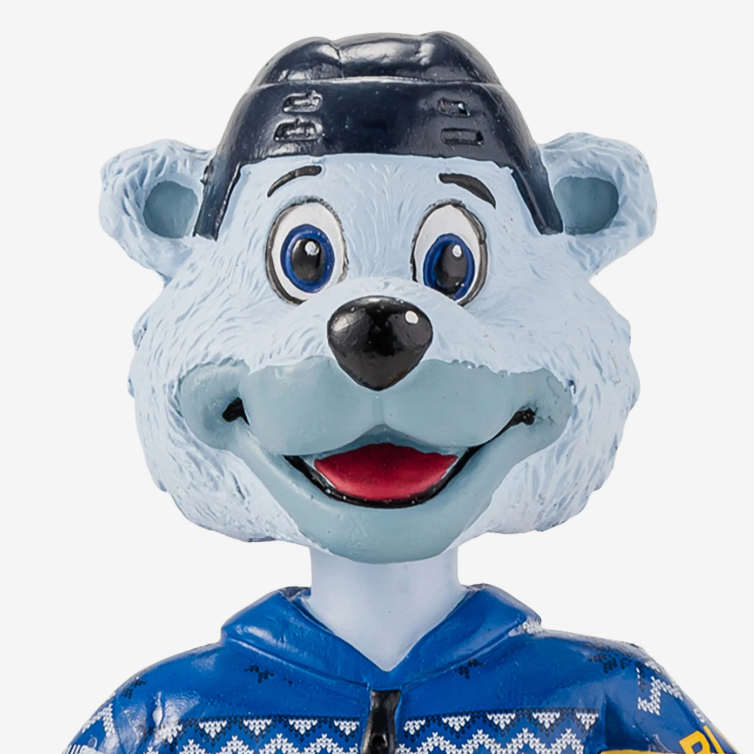 Louie St Louis Blues Holiday Mascot Bobblehead - Image 2