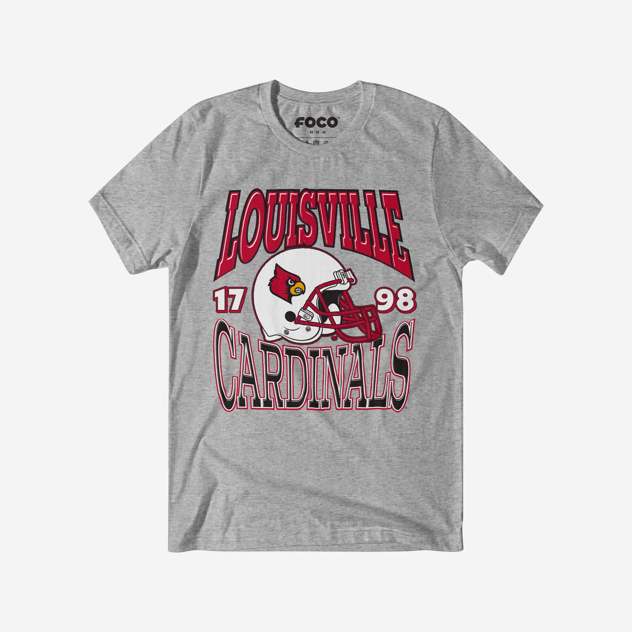Louisville Cardinals Classic Team Helmet T-Shirt