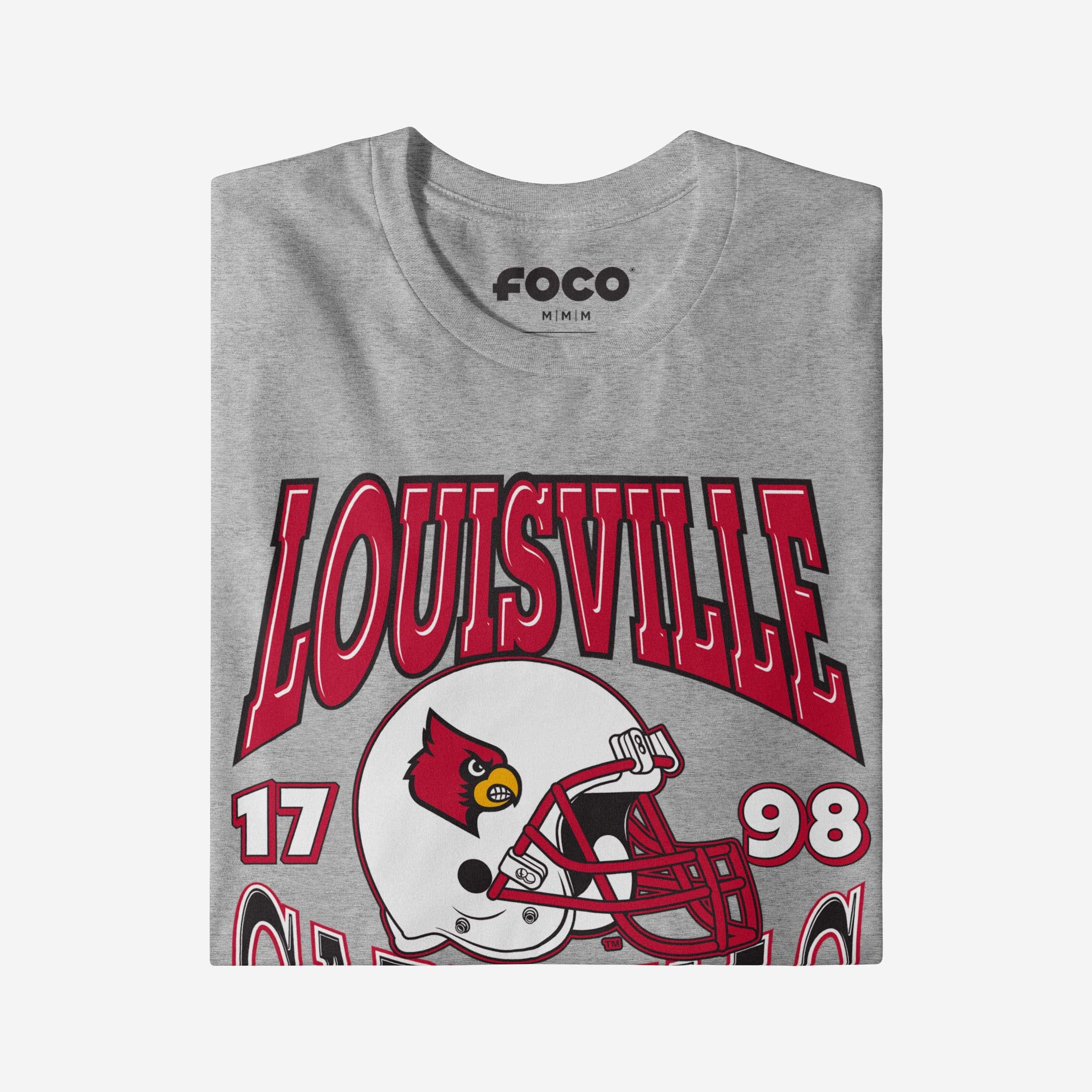 Louisville Cardinals Classic Team Helmet T-Shirt - Image 4