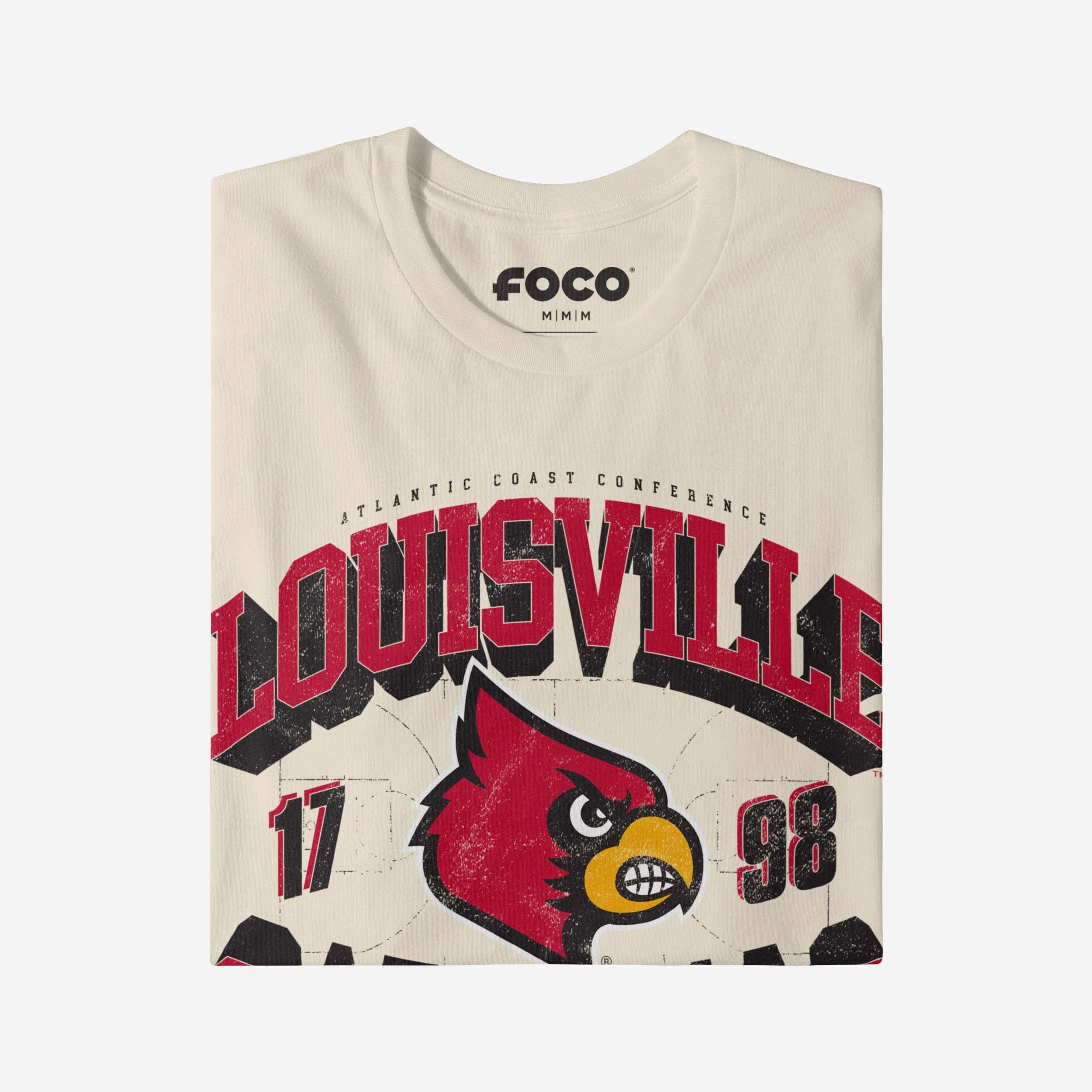 Louisville Cardinals Court Arched Wordmark T-Shirt - Image 4