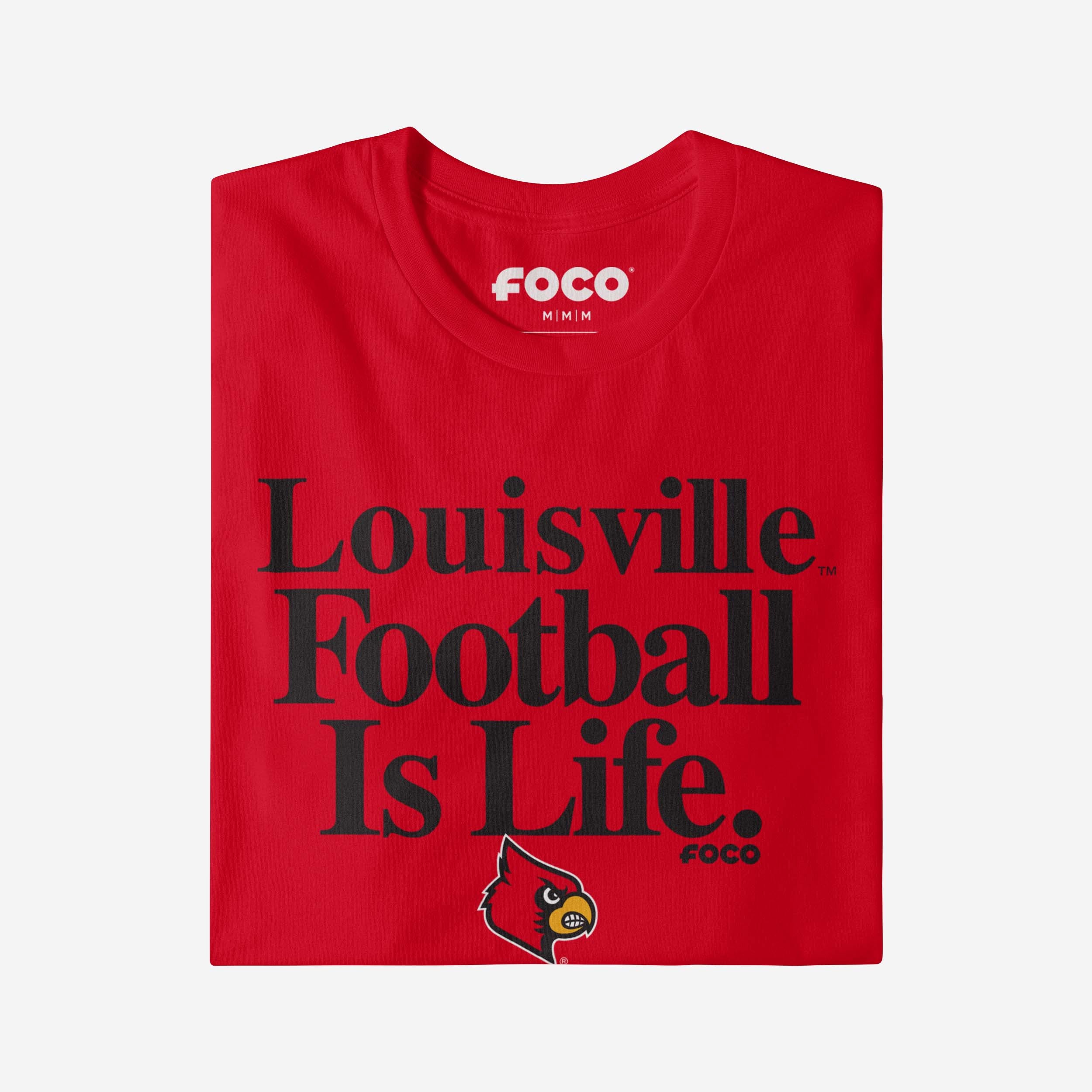 Louisville Cardinals Football is Life T-Shirt - Image 4