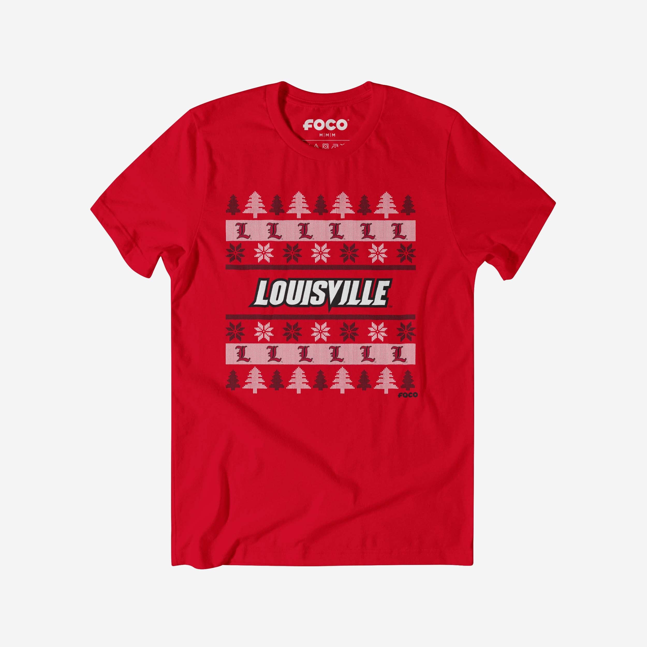 Louisville Cardinals Holiday Sweater T-Shirt