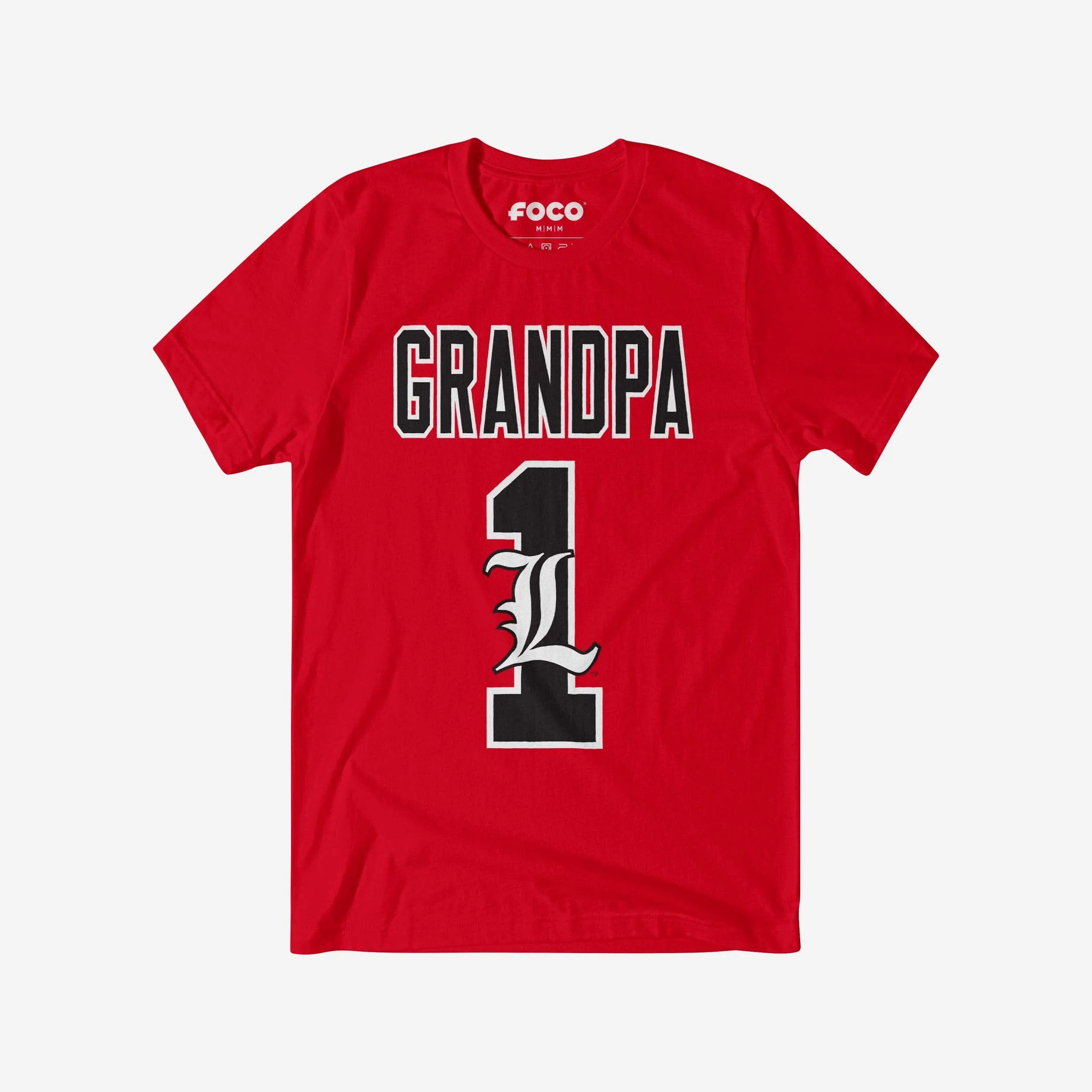 Louisville Cardinals Number 1 Grandpa T-Shirt