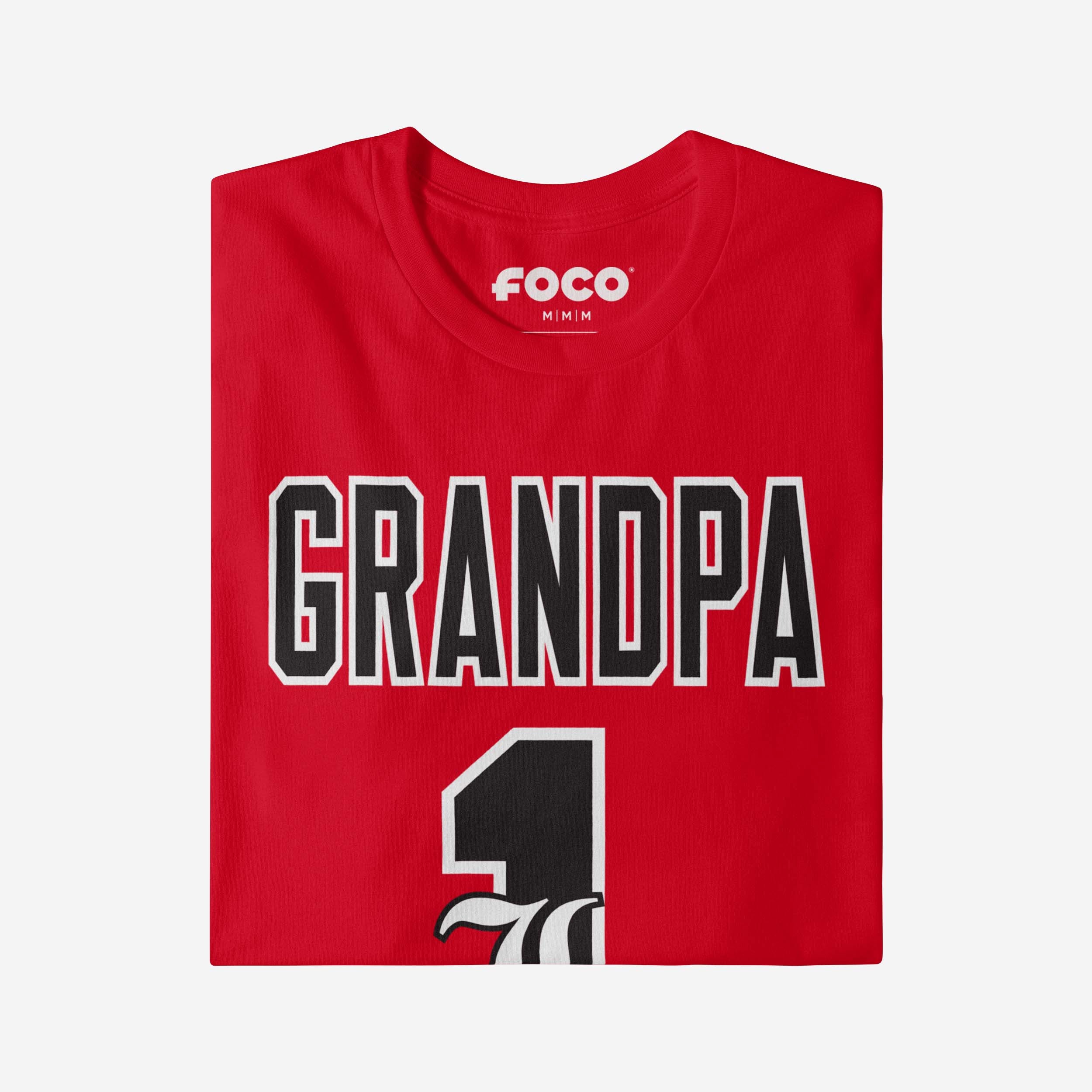 Louisville Cardinals Number 1 Grandpa T-Shirt - Image 3