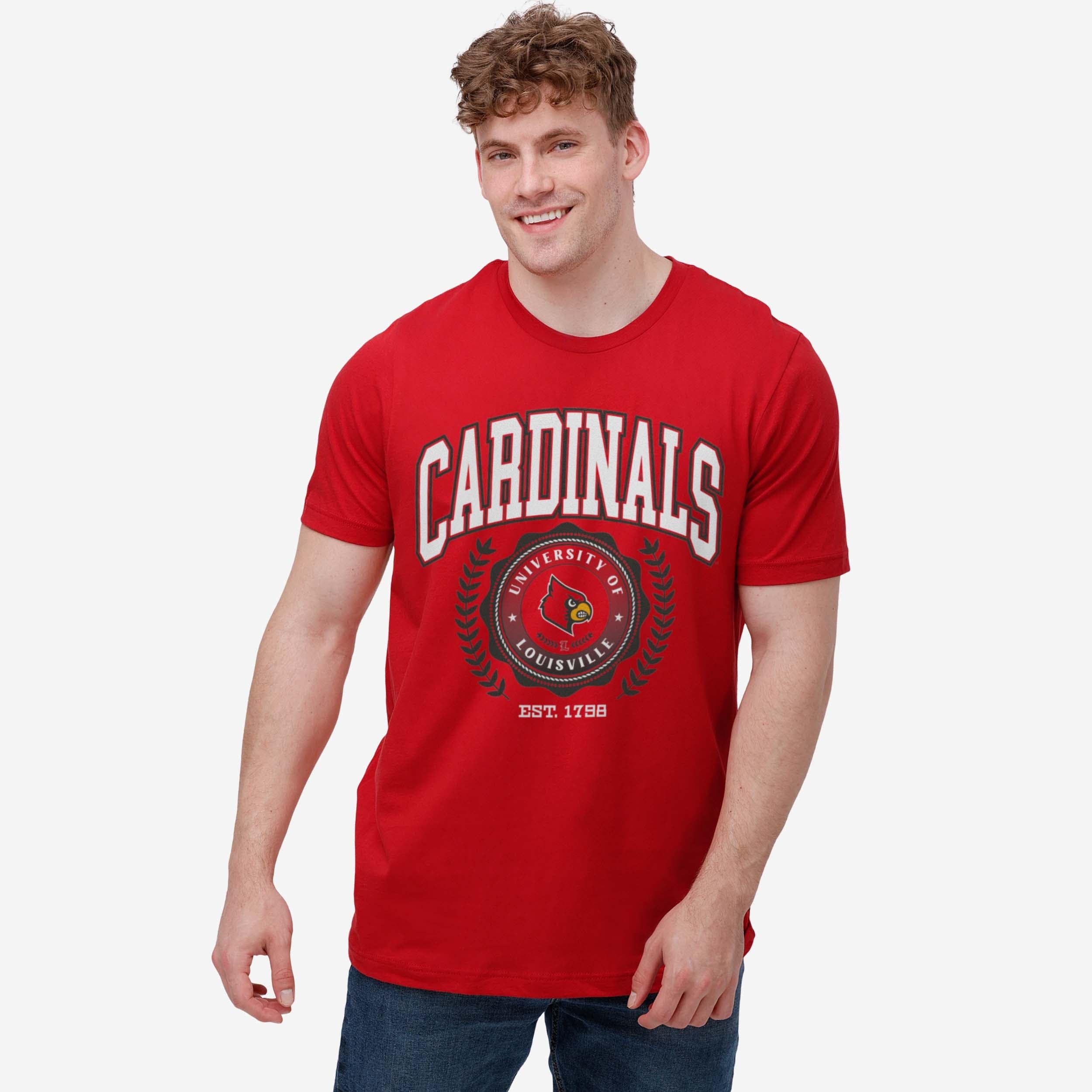 Louisville Cardinals Team Crest T-Shirt - Image 6