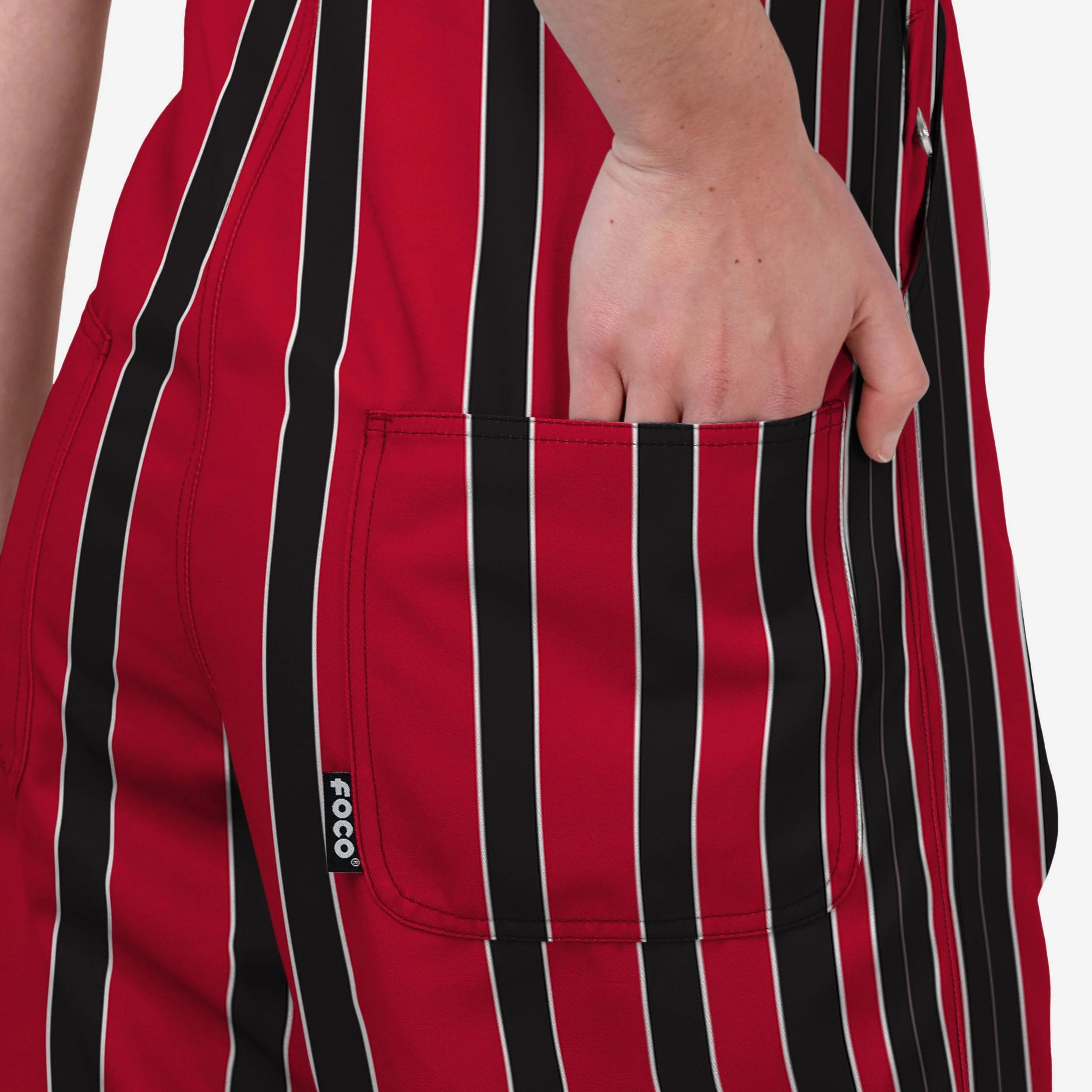 Louisville Cardinals Womens Sideline Spirit Bib Overalls - Image 6