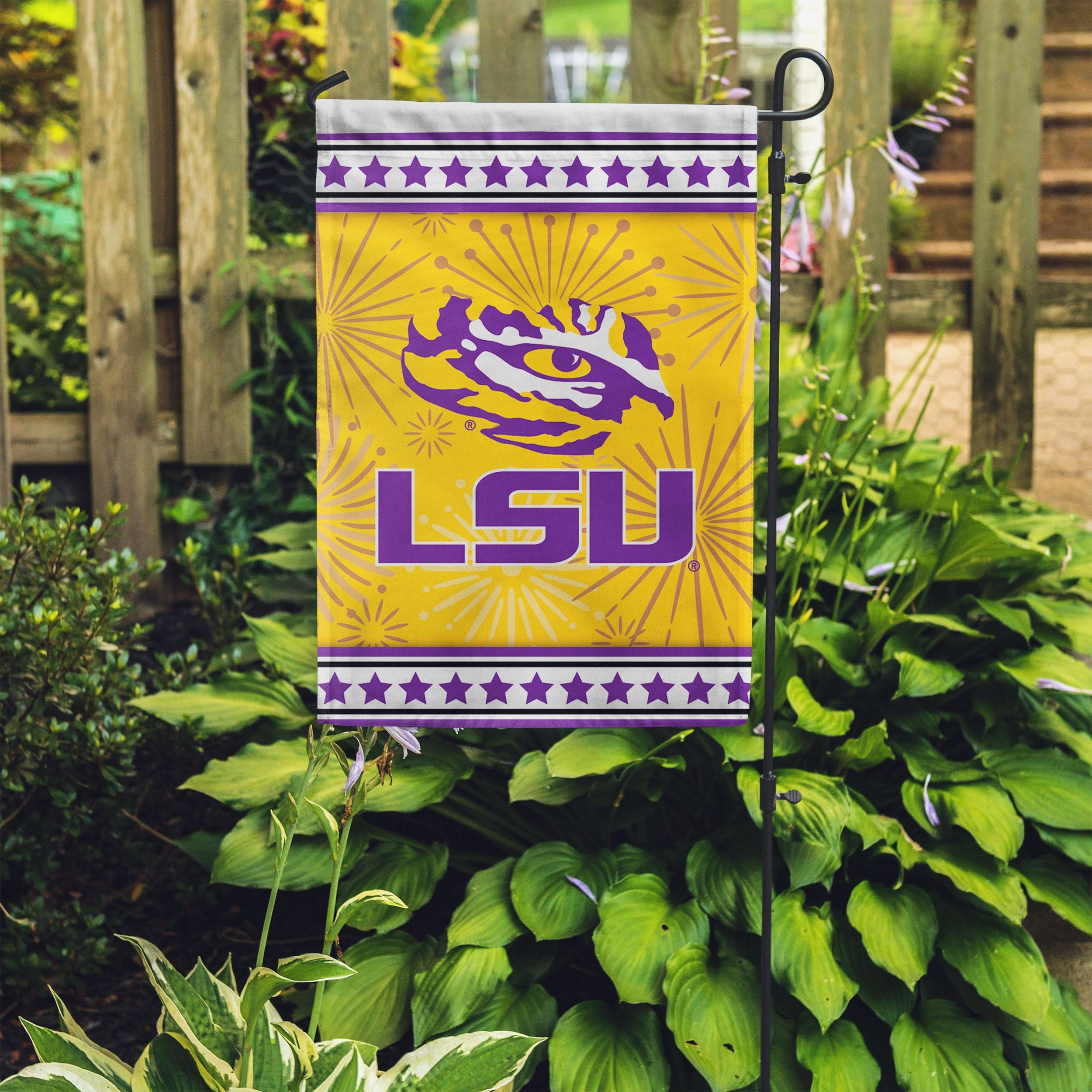 LSU Tigers Americana Garden Flag - Image 4