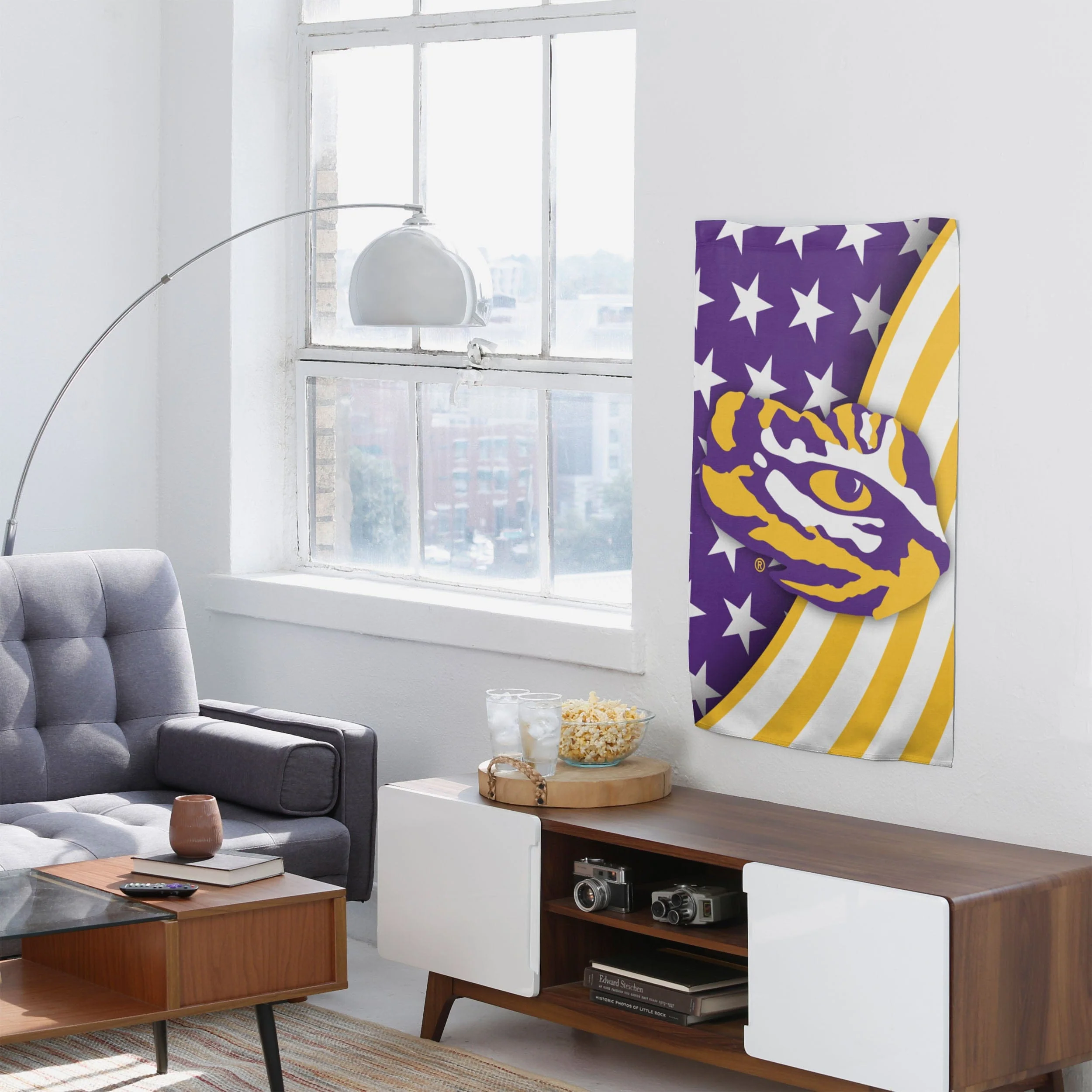 LSU Tigers Americana Vertical Flag - Image 4