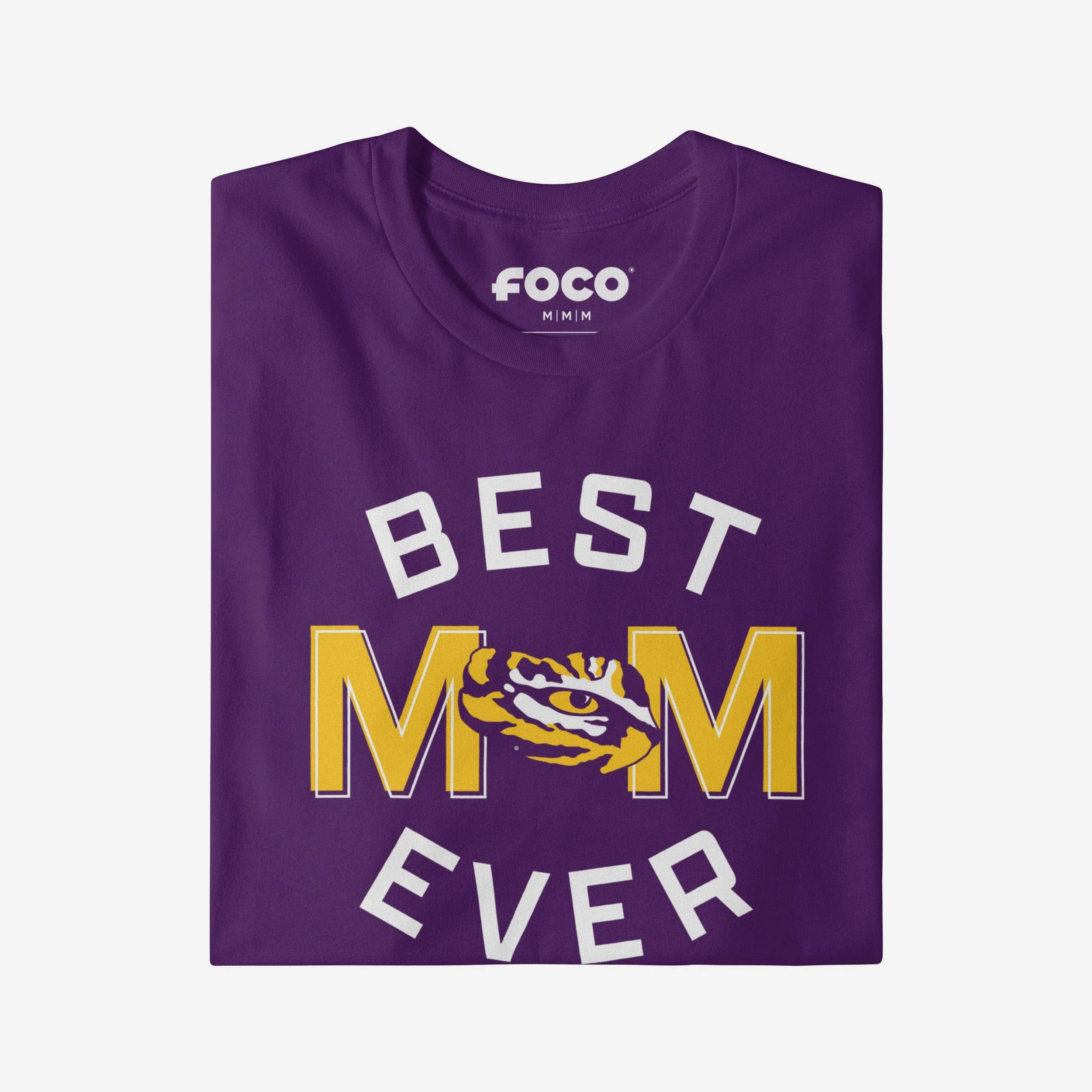LSU Tigers Best Mom Ever Arched T-Shirt - Image 3