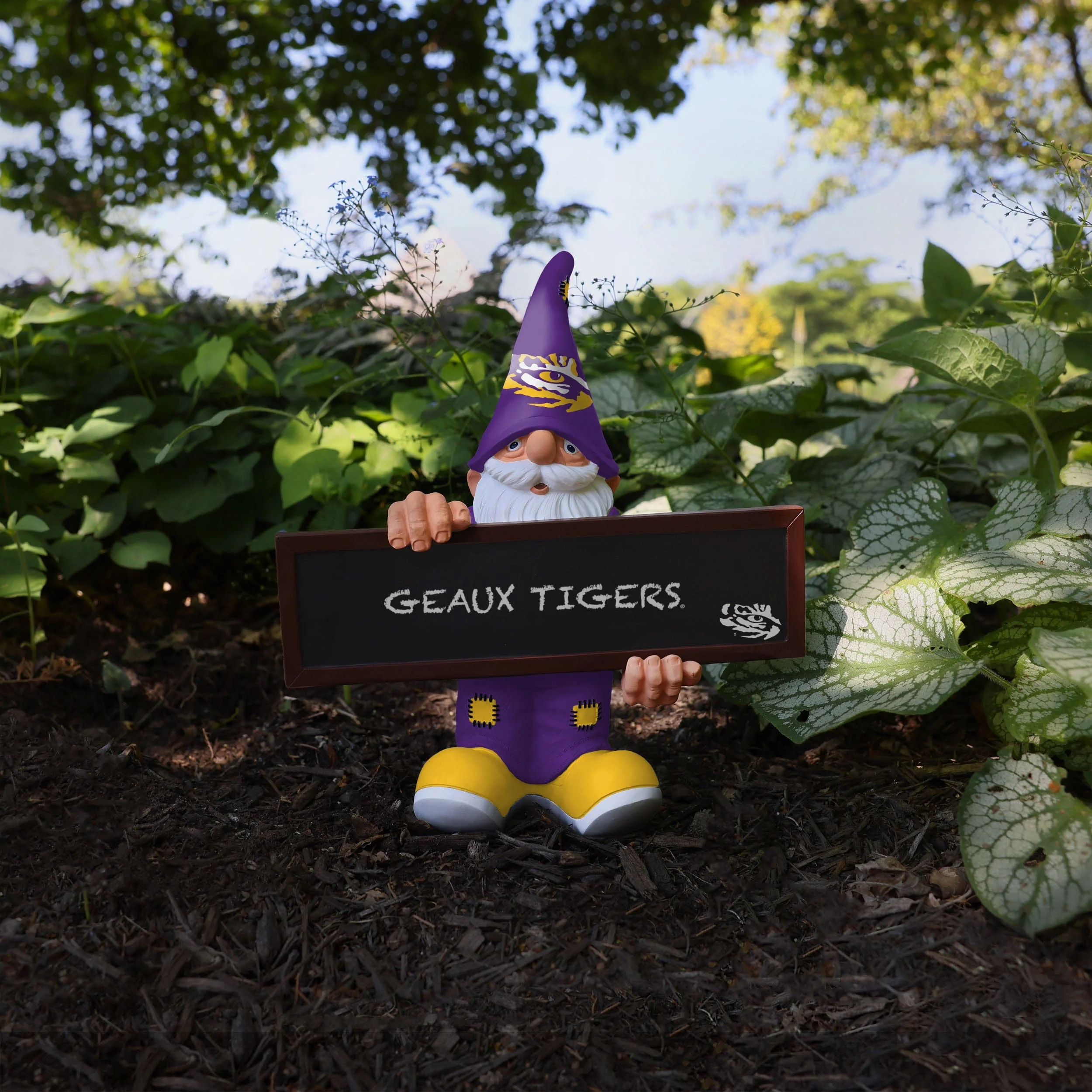 LSU Tigers Chalkboard Sign Gnome - Image 5