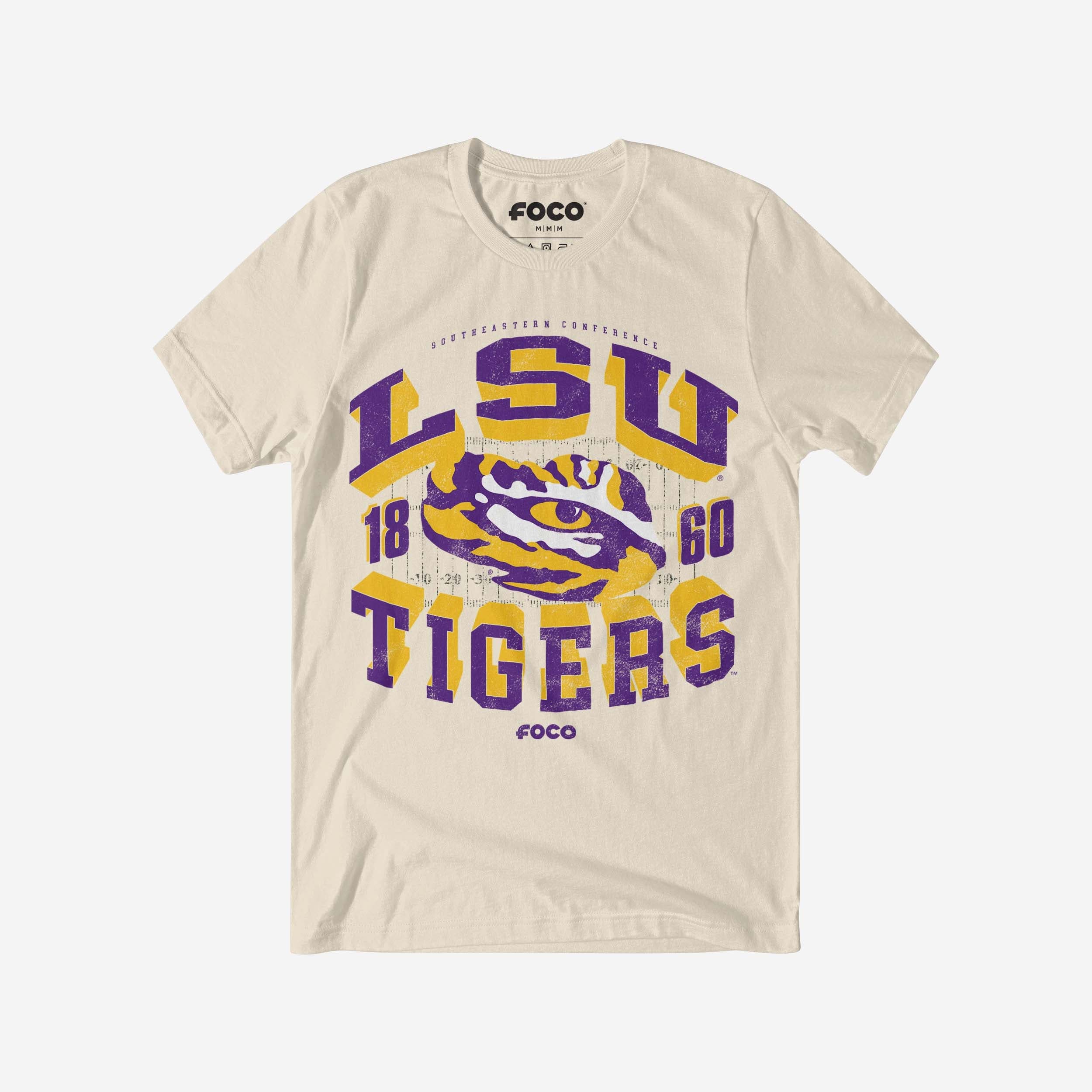 LSU Tigers Field Arched Wordmark T-Shirt