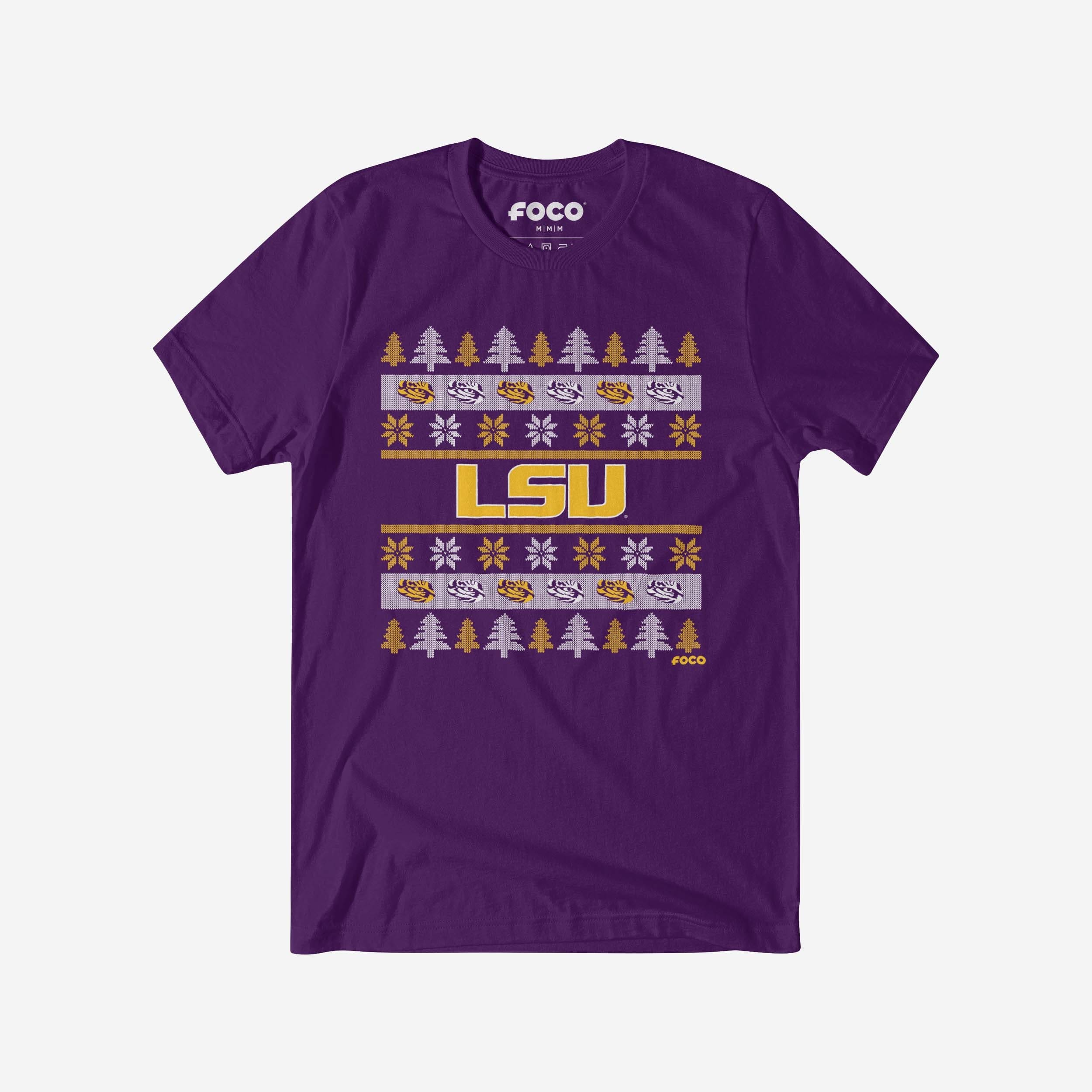 LSU Tigers Holiday Sweater T-Shirt
