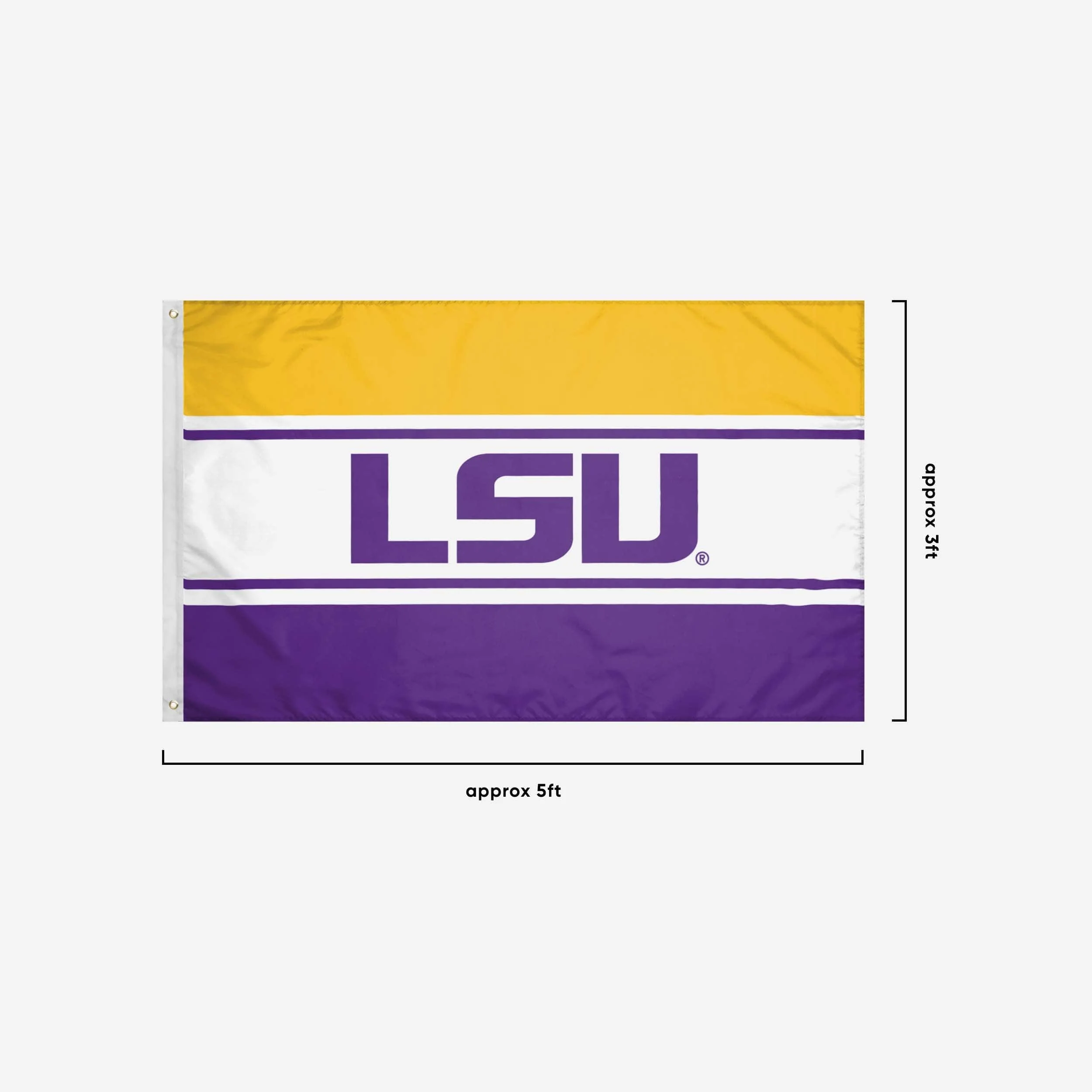 LSU Tigers Horizontal Flag - Image 4