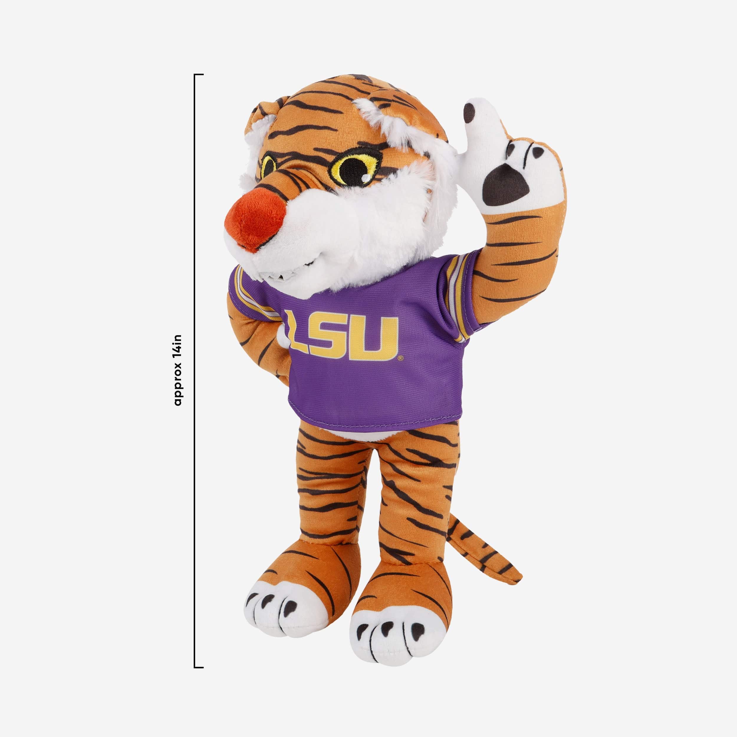 LSU Tigers Large Plush Mascot - Image 2