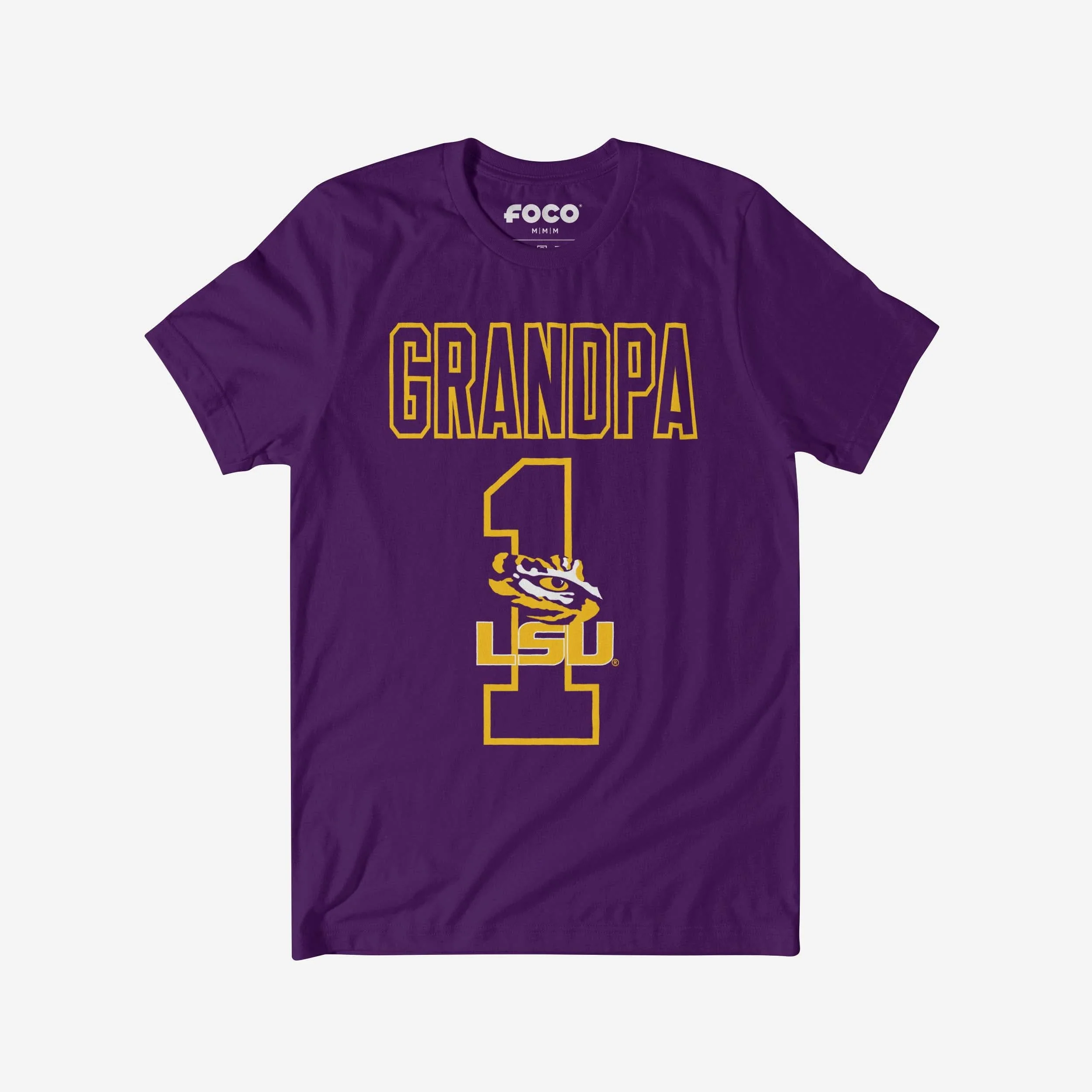 LSU Tigers Number 1 Grandpa T-Shirt
