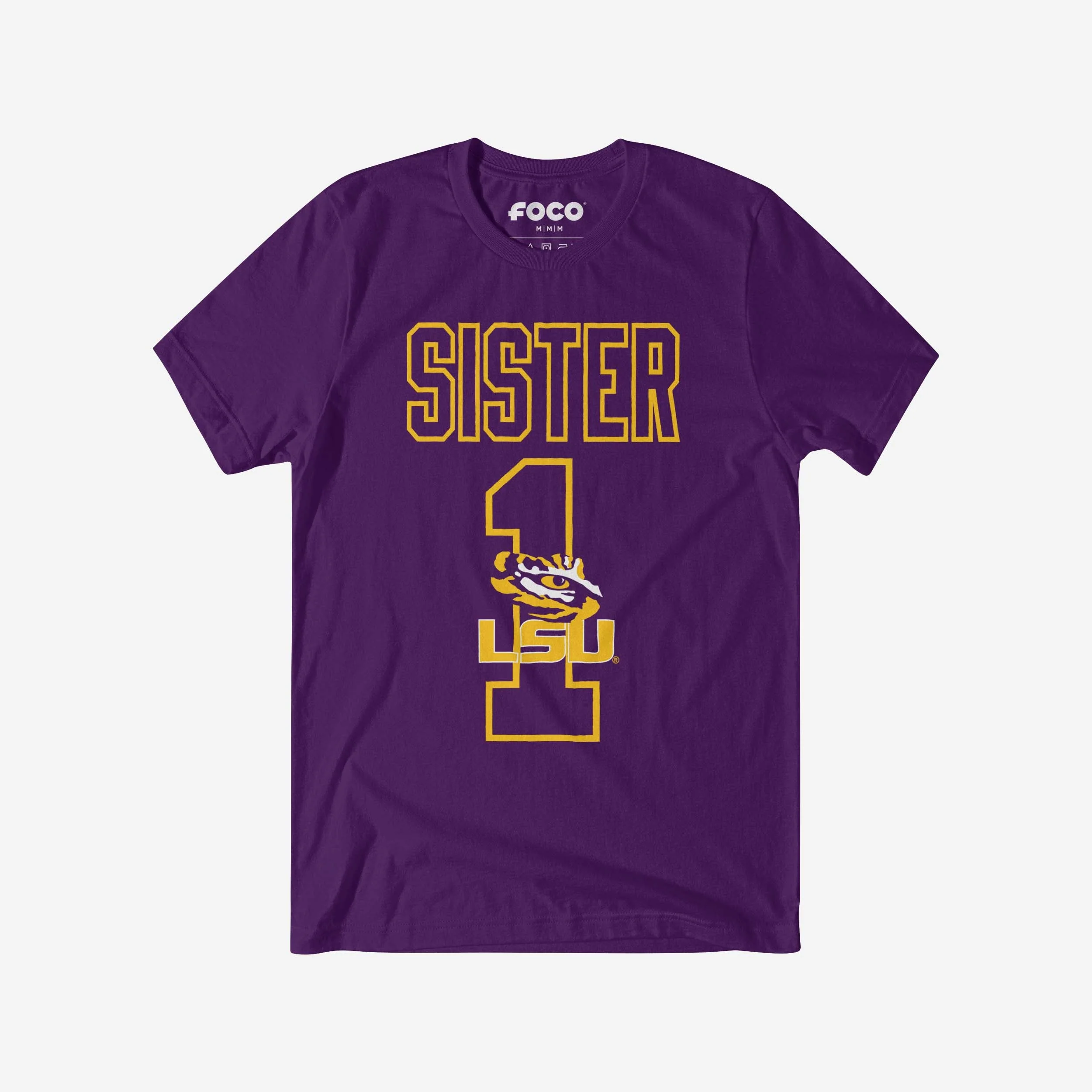 LSU Tigers Number 1 Sister T-Shirt
