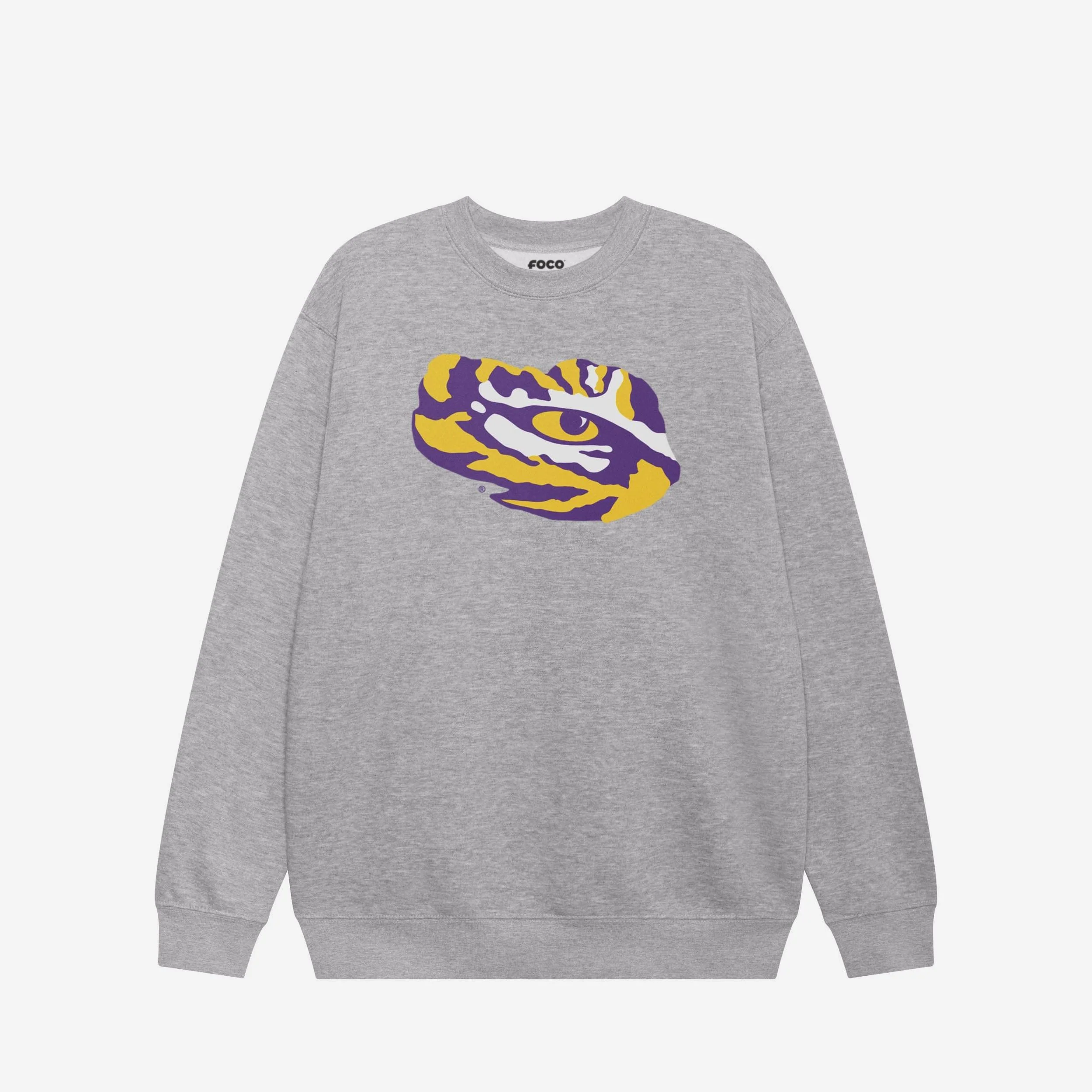 LSU Tigers Primary Logo Crew Neck Sweatshirt