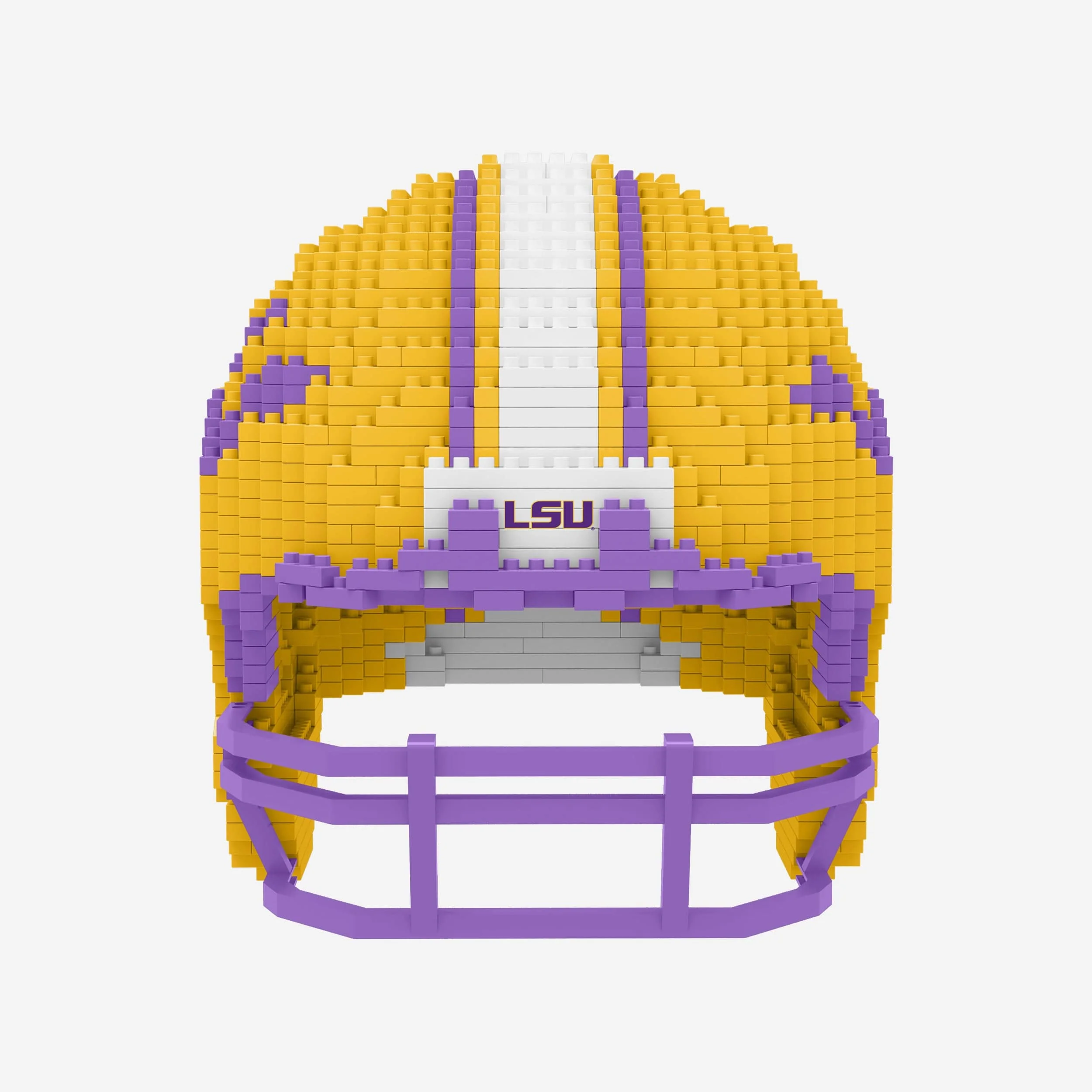 LSU Tigers Replica BRXLZ Mini Helmet - Image 3
