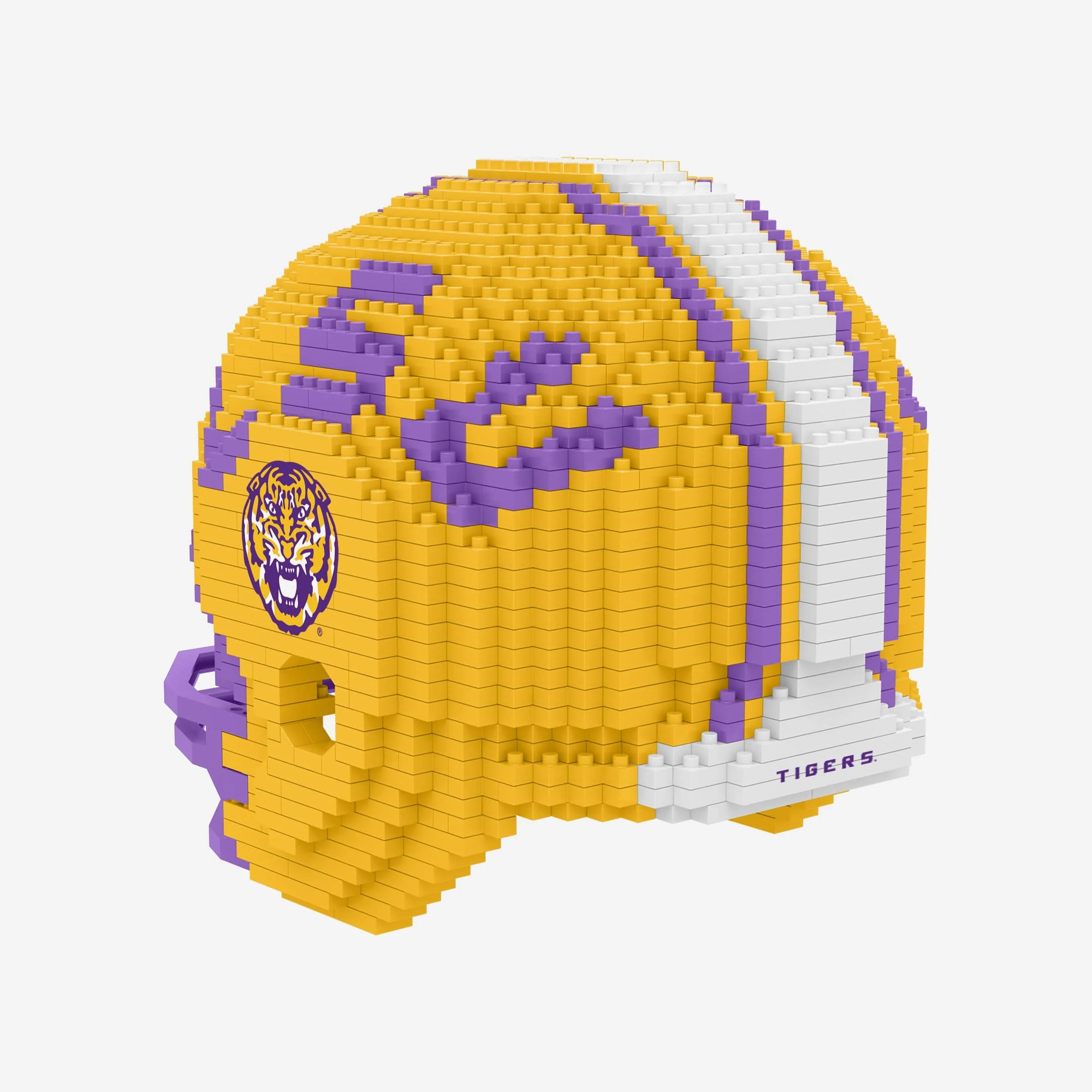 LSU Tigers Replica BRXLZ Mini Helmet - Image 4