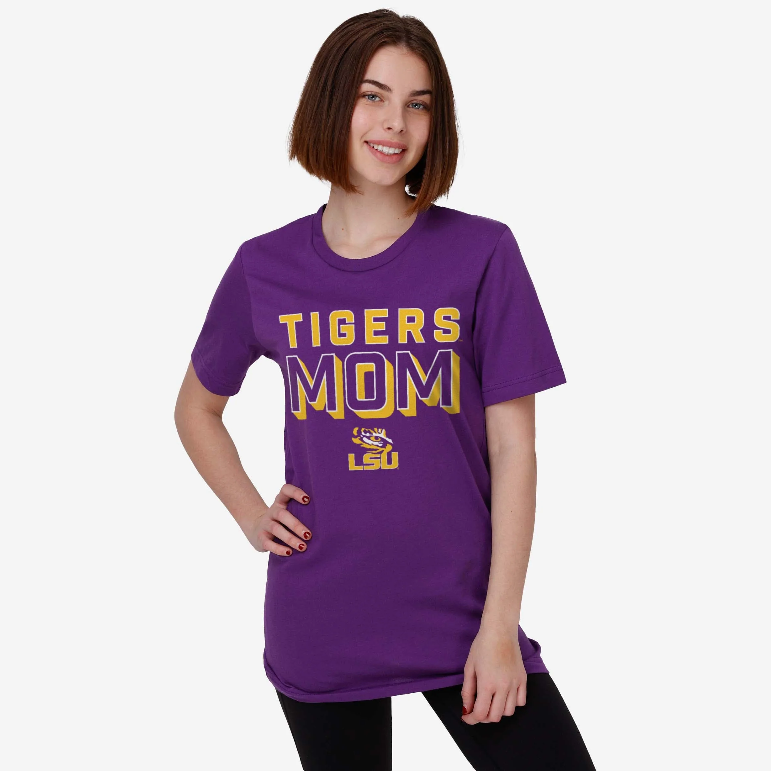 LSU Tigers Team Mom T-Shirt - Image 2