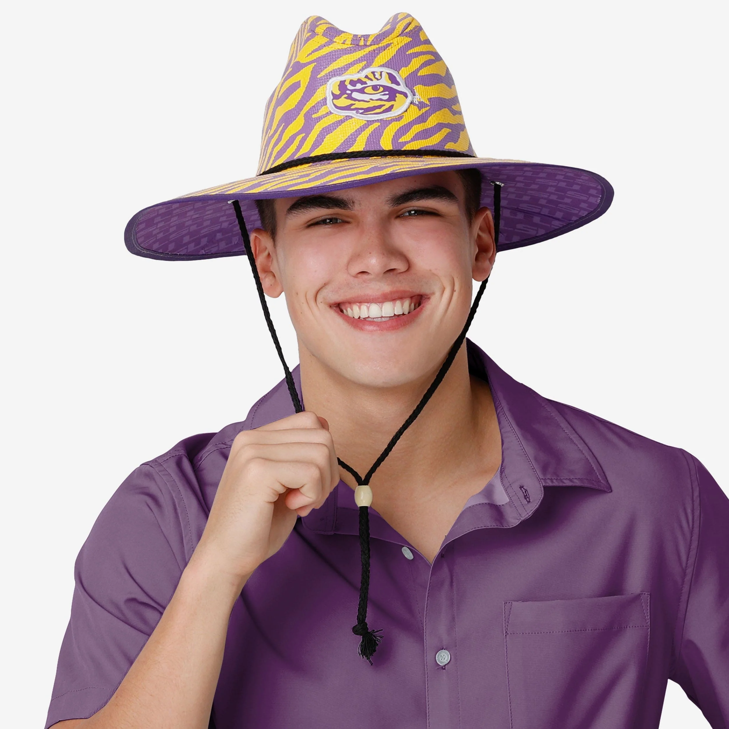 LSU Tigers Thematic Straw Hat - Image 5