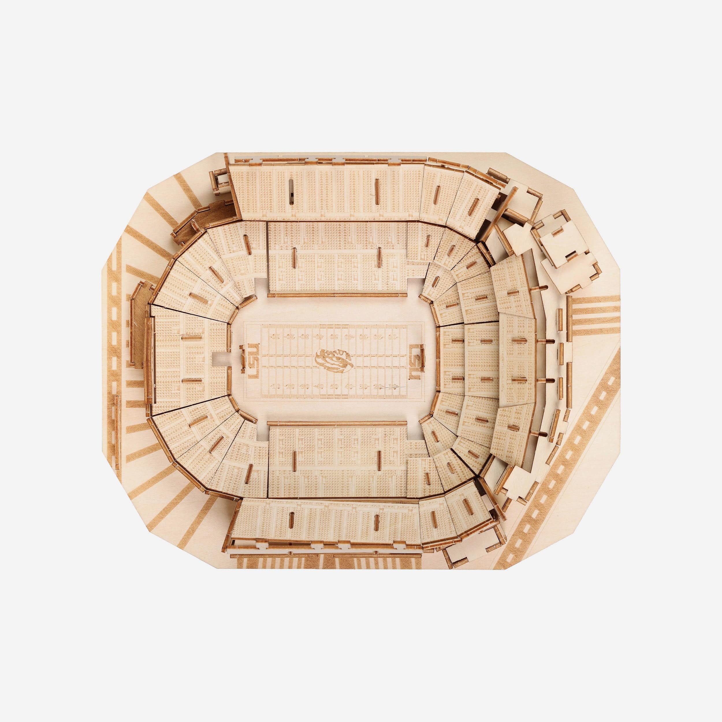 LSU Tigers Tiger Stadium Wood PZLZ Stadium - Image 5