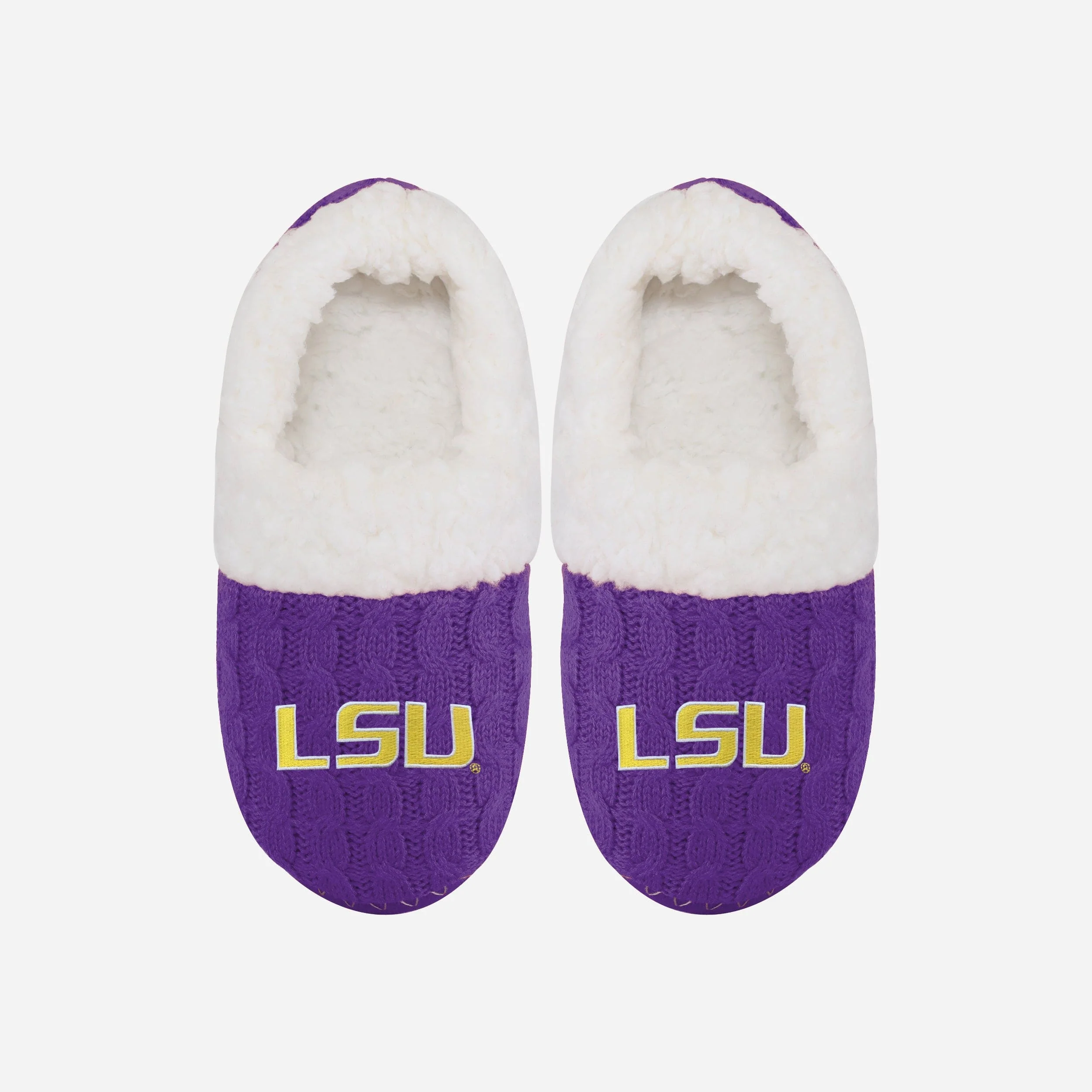 LSU Tigers Womens Team Color Moccasin Slipper - Image 2