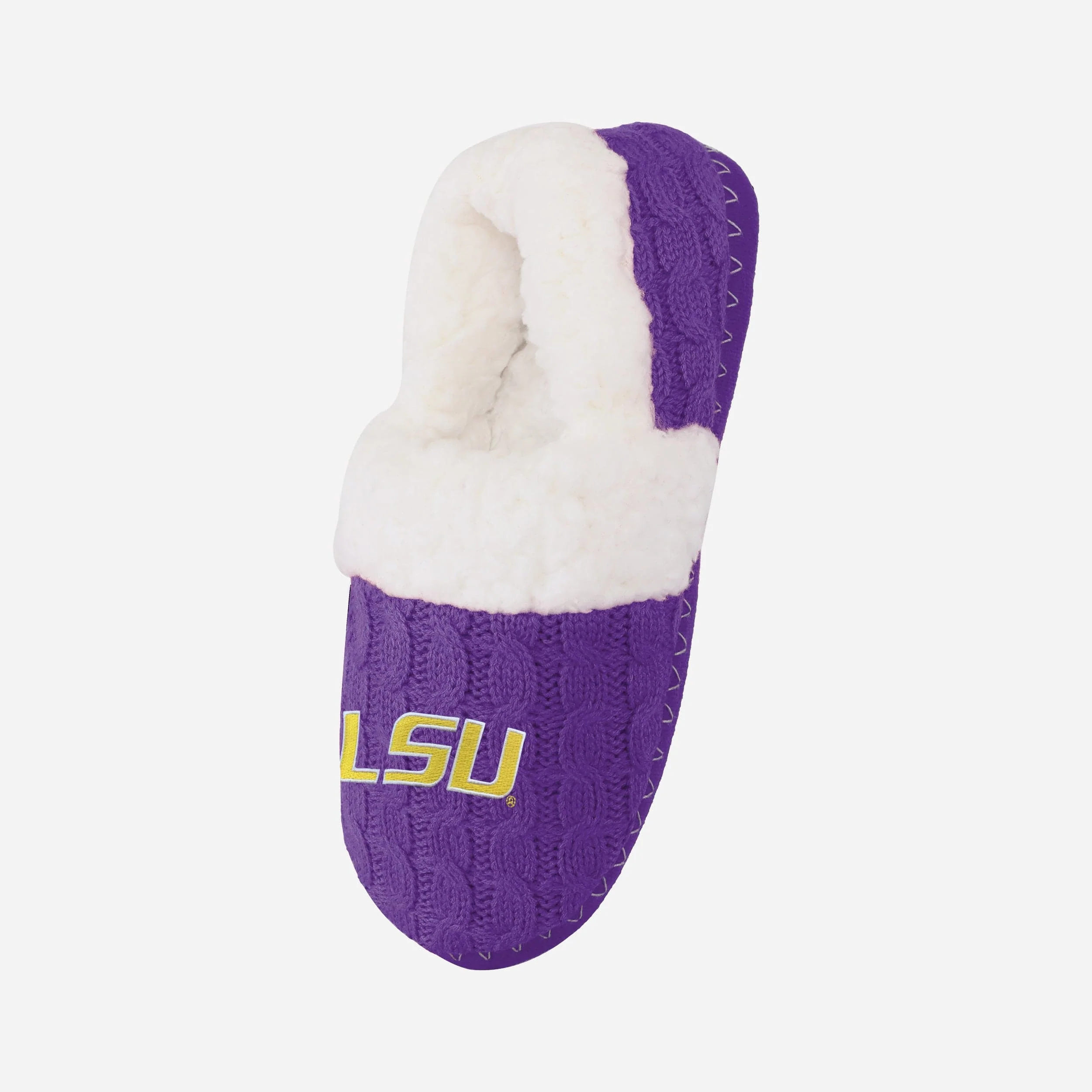 LSU Tigers Womens Team Color Moccasin Slipper - Image 3