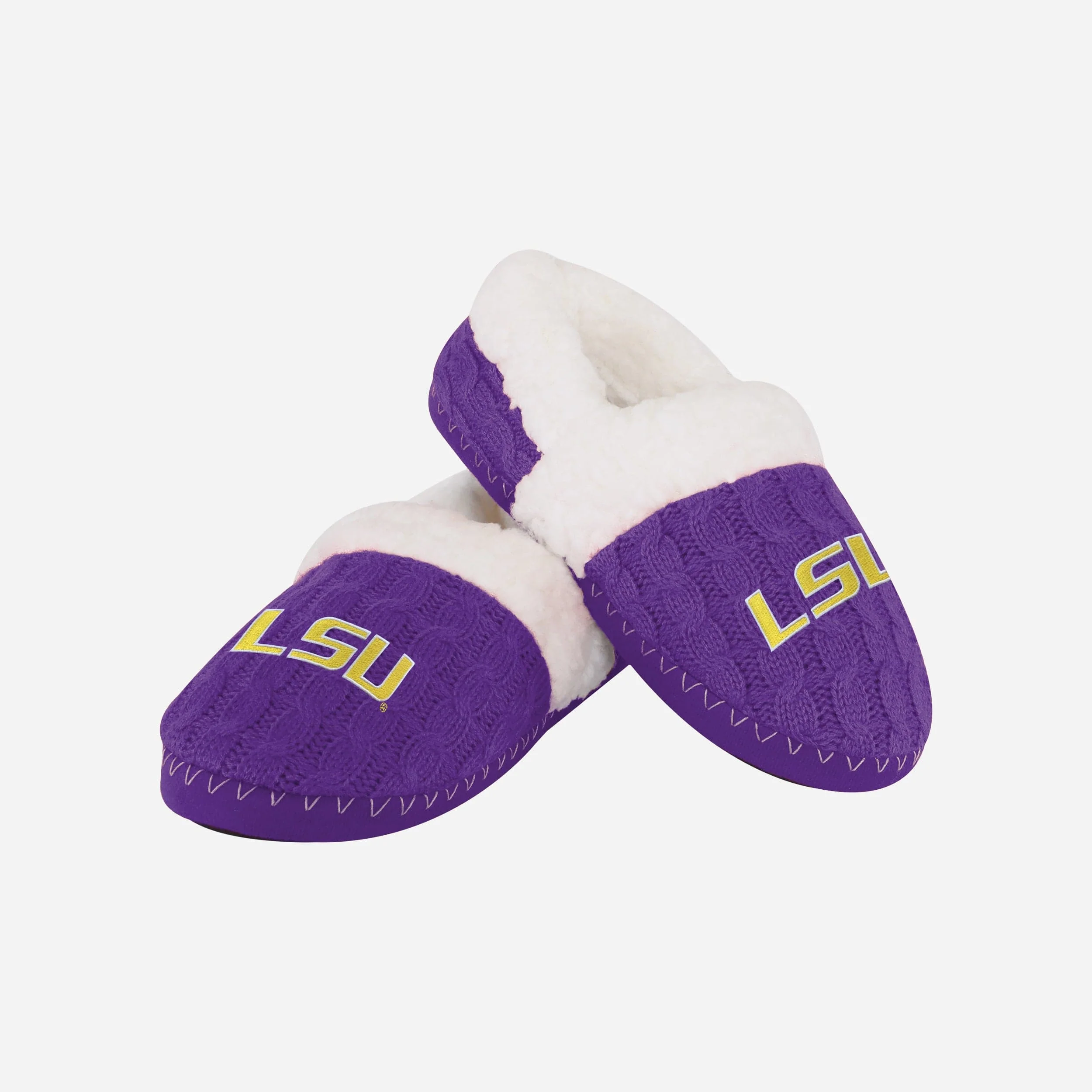 LSU Tigers Womens Team Color Moccasin Slipper - Image 4
