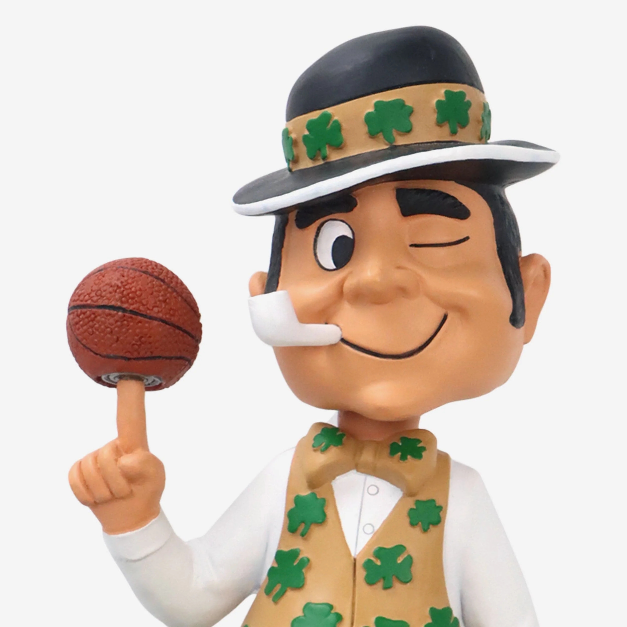 Lucky The Leprechaun Boston Celtics 18x NBA Champions Ring Spinner Mascot Bobblehead - Image 2