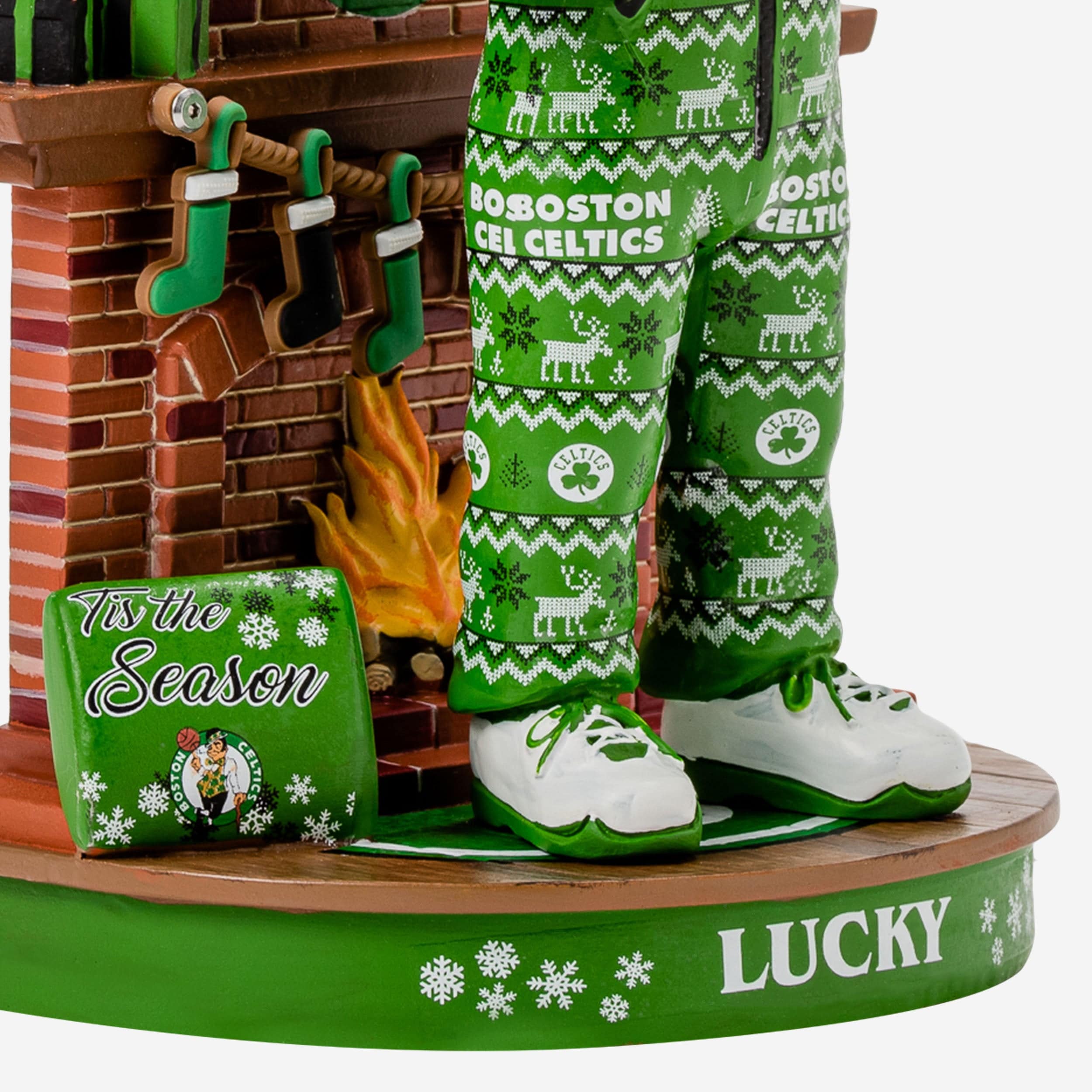 Lucky The Leprechaun Boston Celtics Holiday Mascot Bobblehead - Image 3